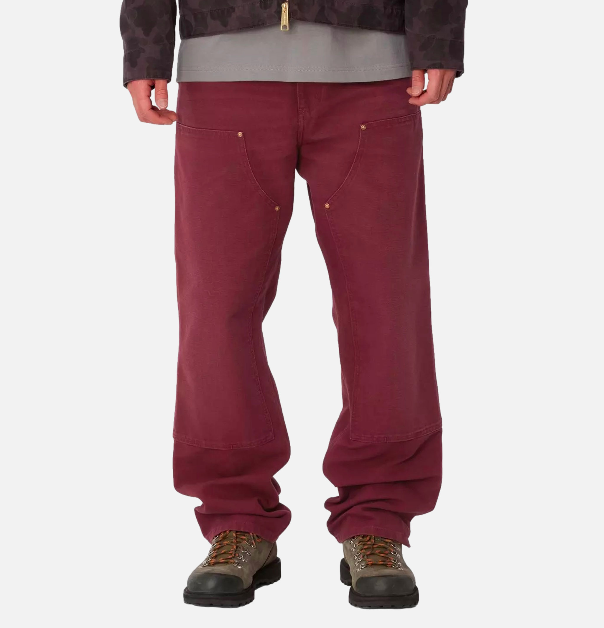 Double Knee Pants Carhartt WIP Malbec