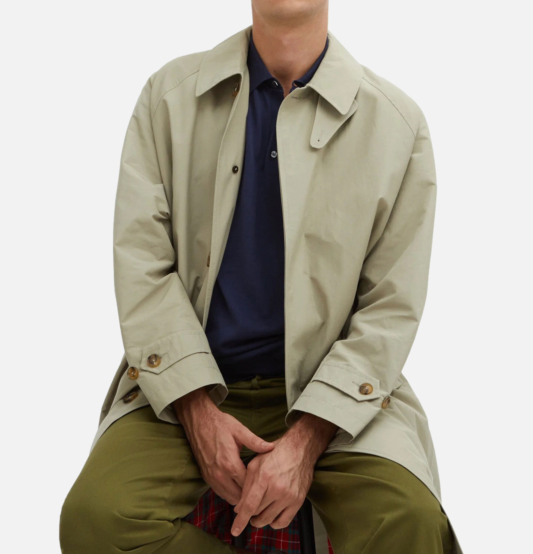 G12 Tan Baracuta trench coat