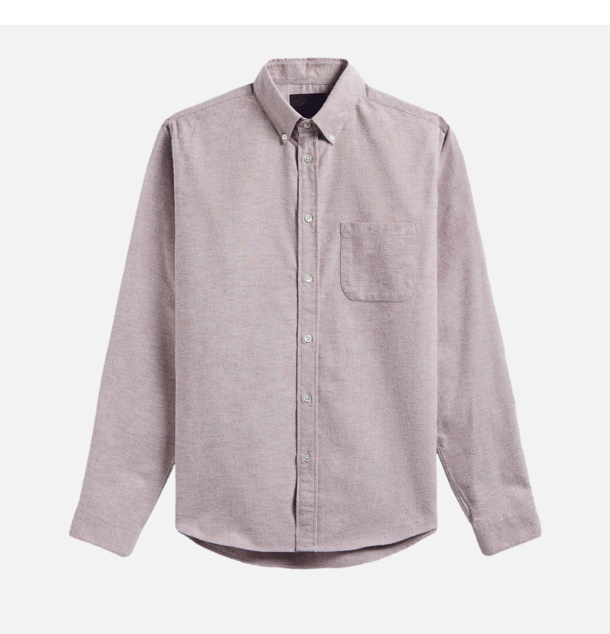 Chemise Brushed Oxford Bordeau