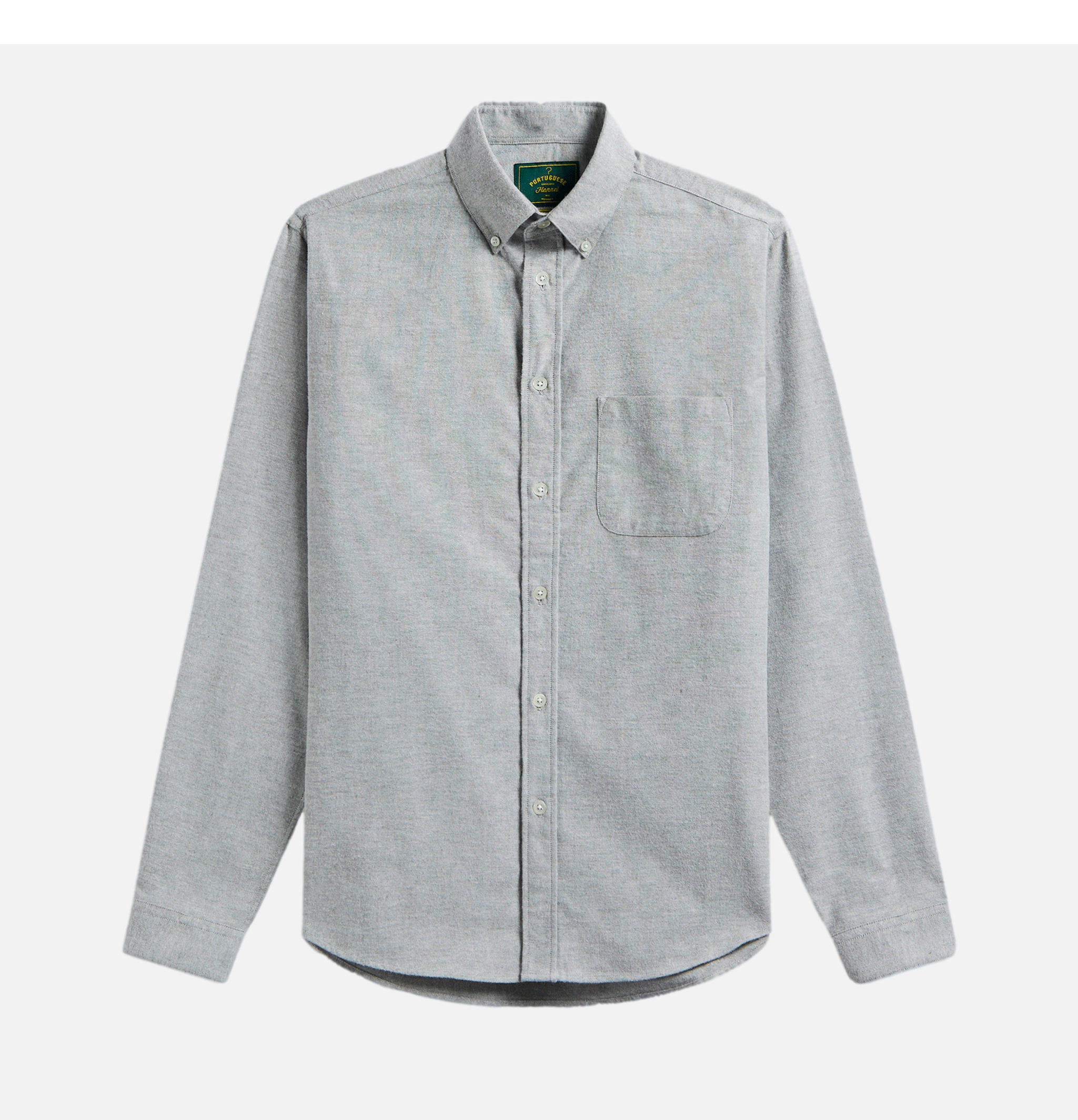 Chemise Brushed Oxford Green