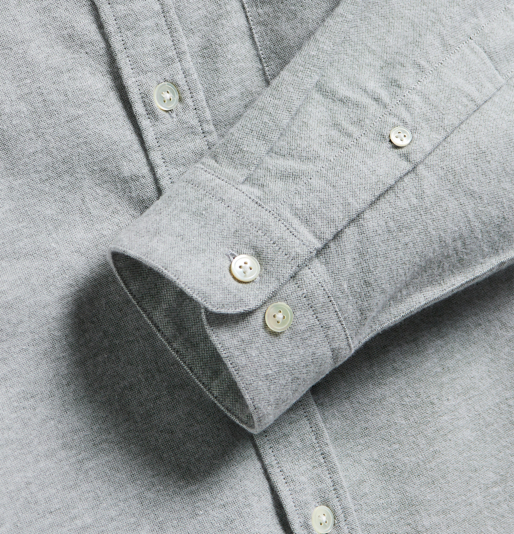 Chemise Brushed Oxford Green