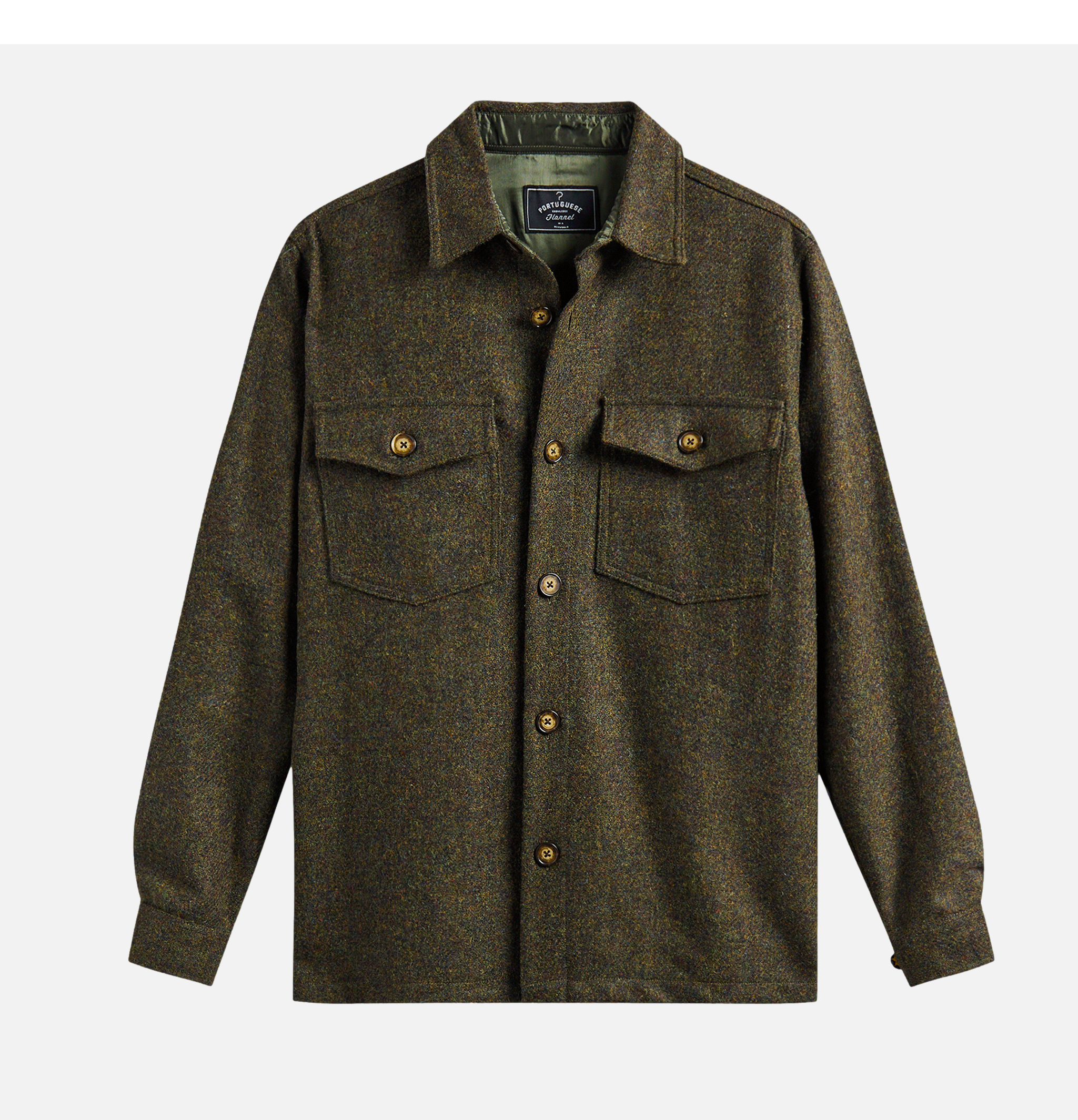 Wool Field Over Shirt Forest G