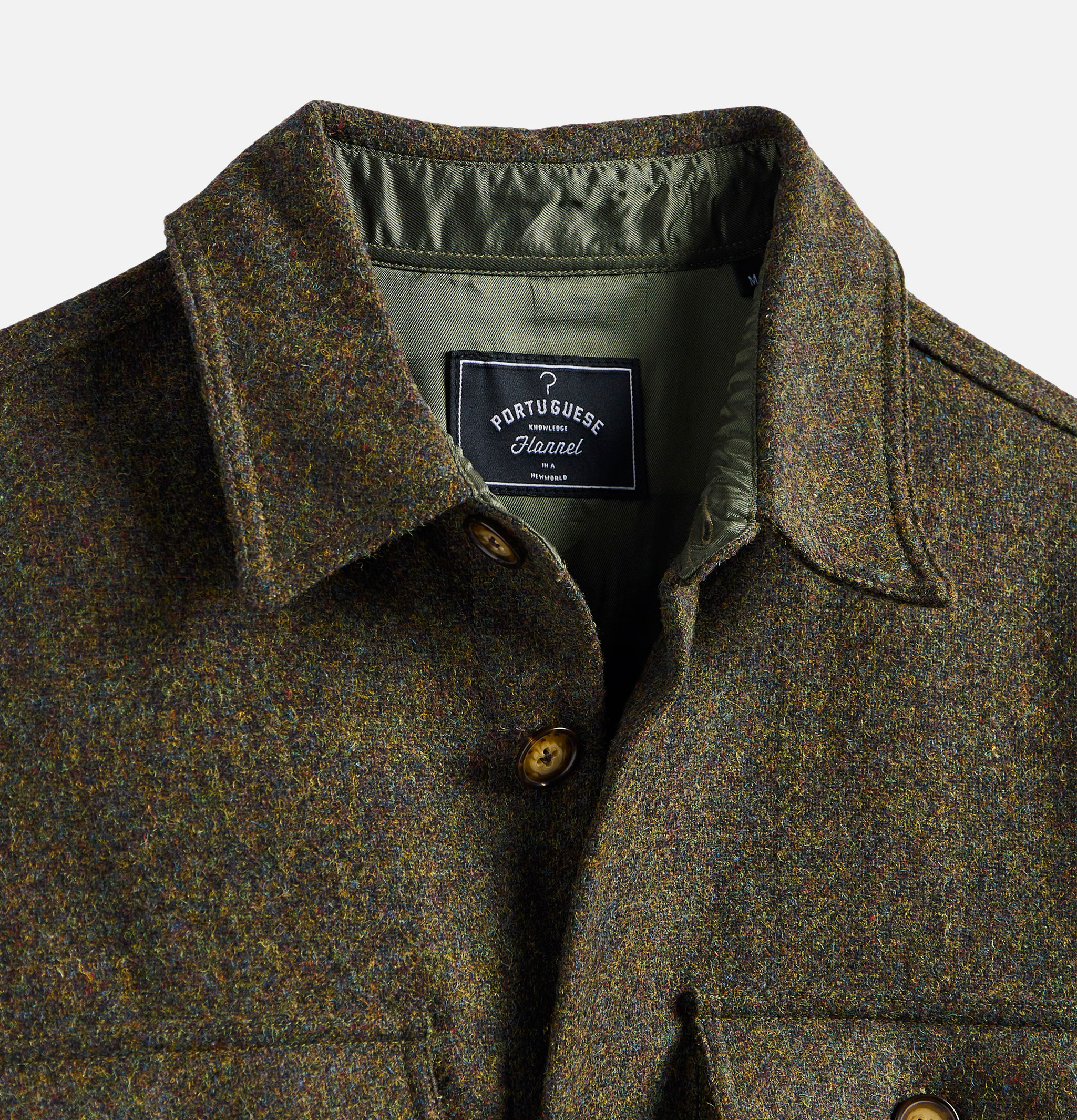 Wool Field Over Shirt Forest G