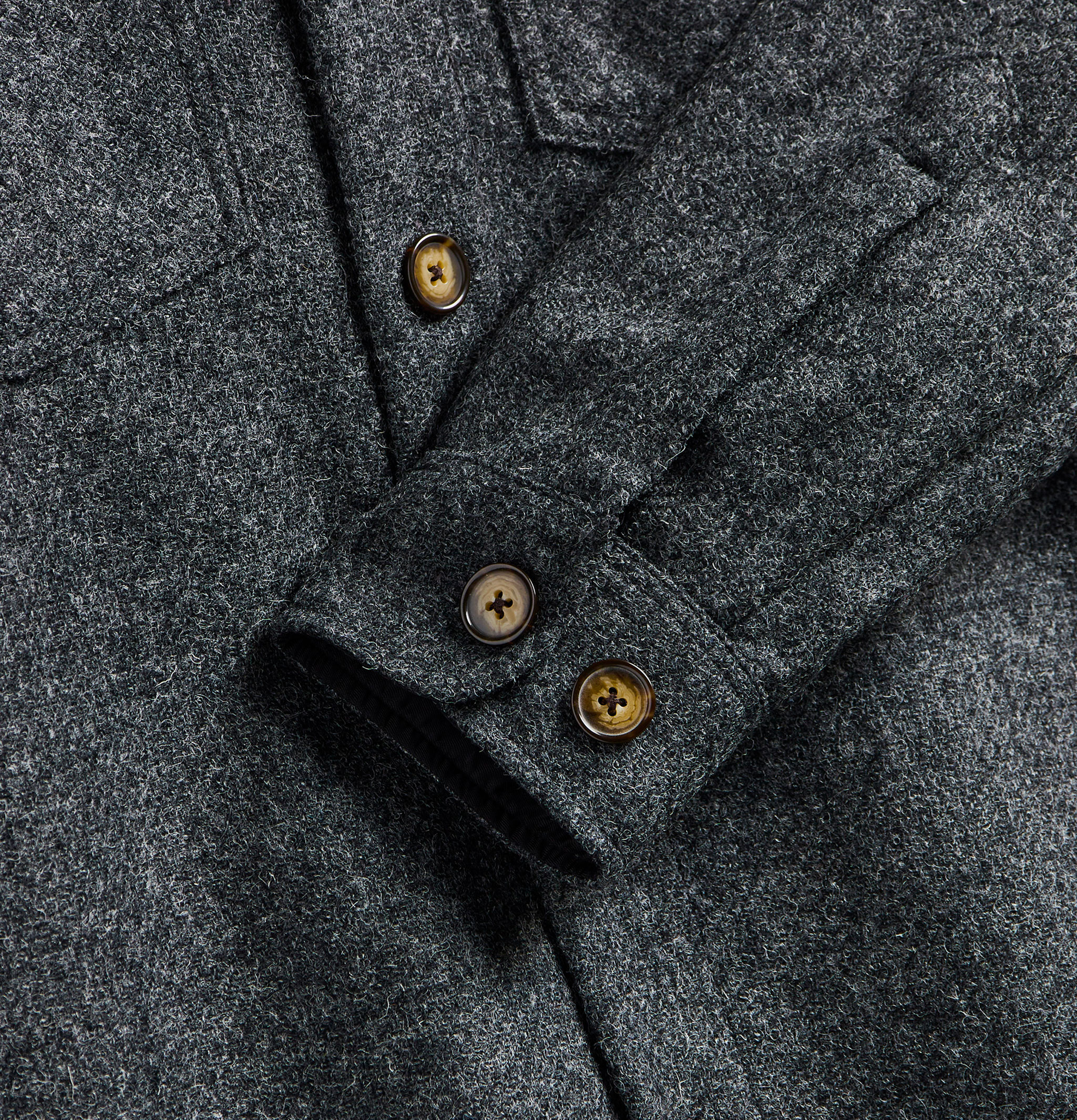 Wool Field Over Shirt Grey