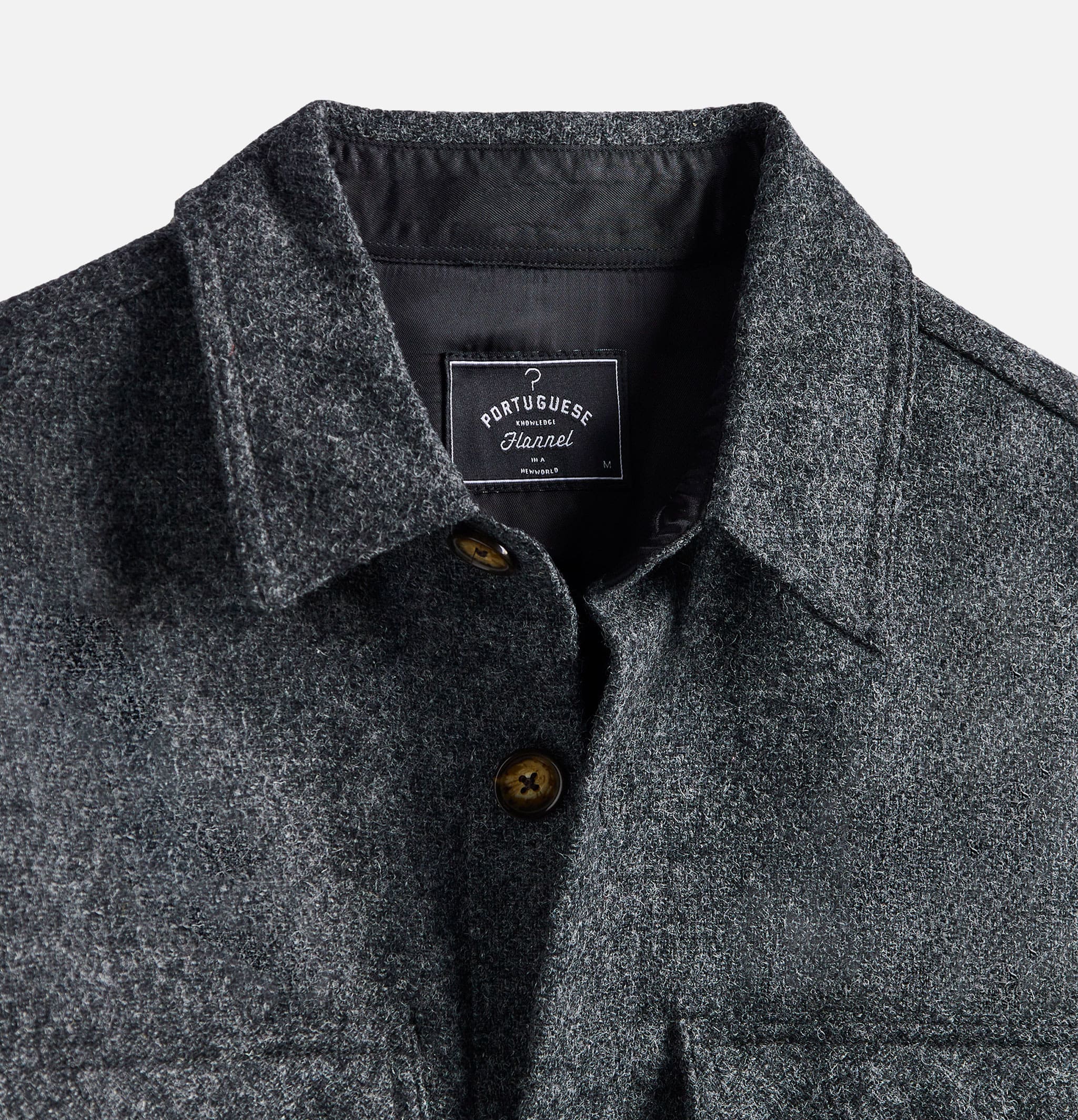 Wool Field Over Shirt Grey