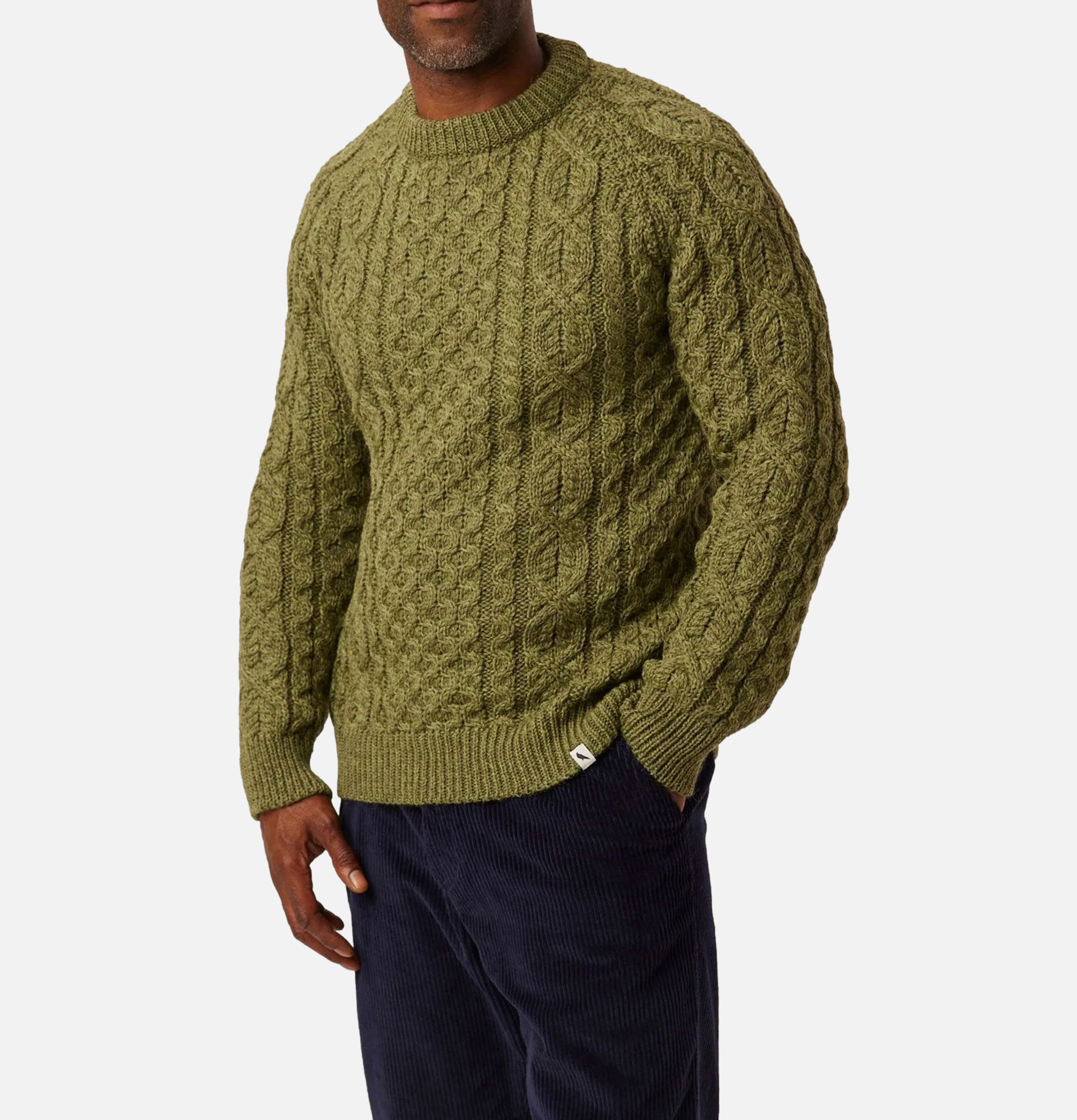 Peregrine Pull Wool Hudson Aran Apple Green Shop Royalcheese Paris Royalcheese