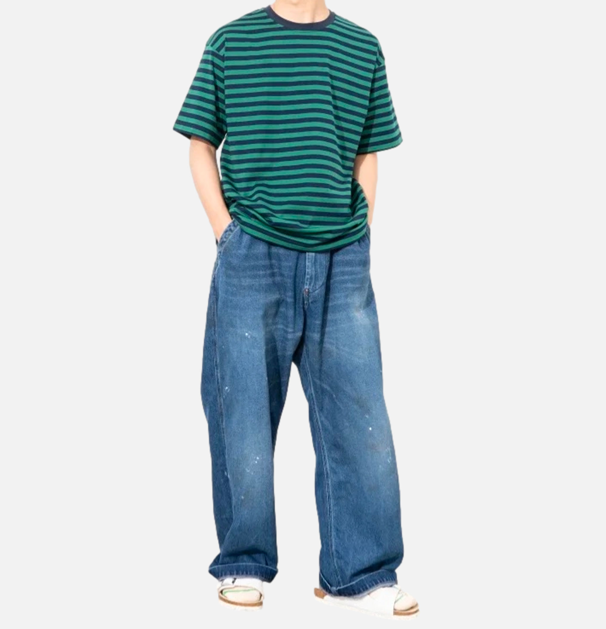 Bell Pant Used Blue Ordinary Fits