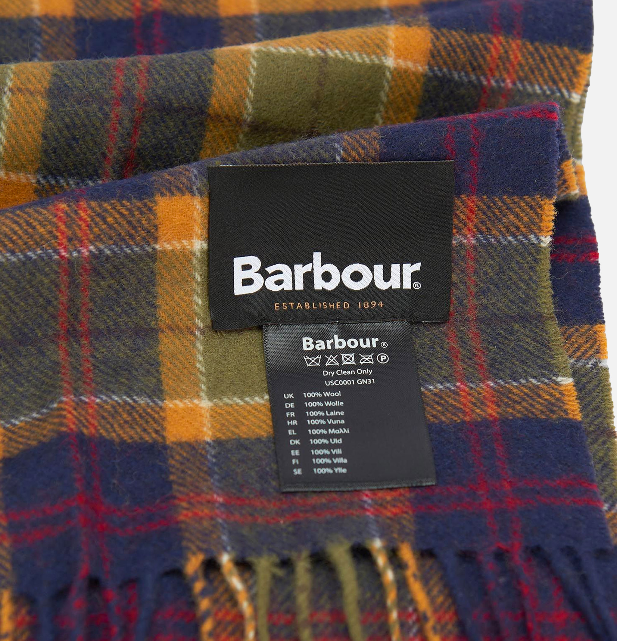 Echarpe Barbour Lambswool Tartan