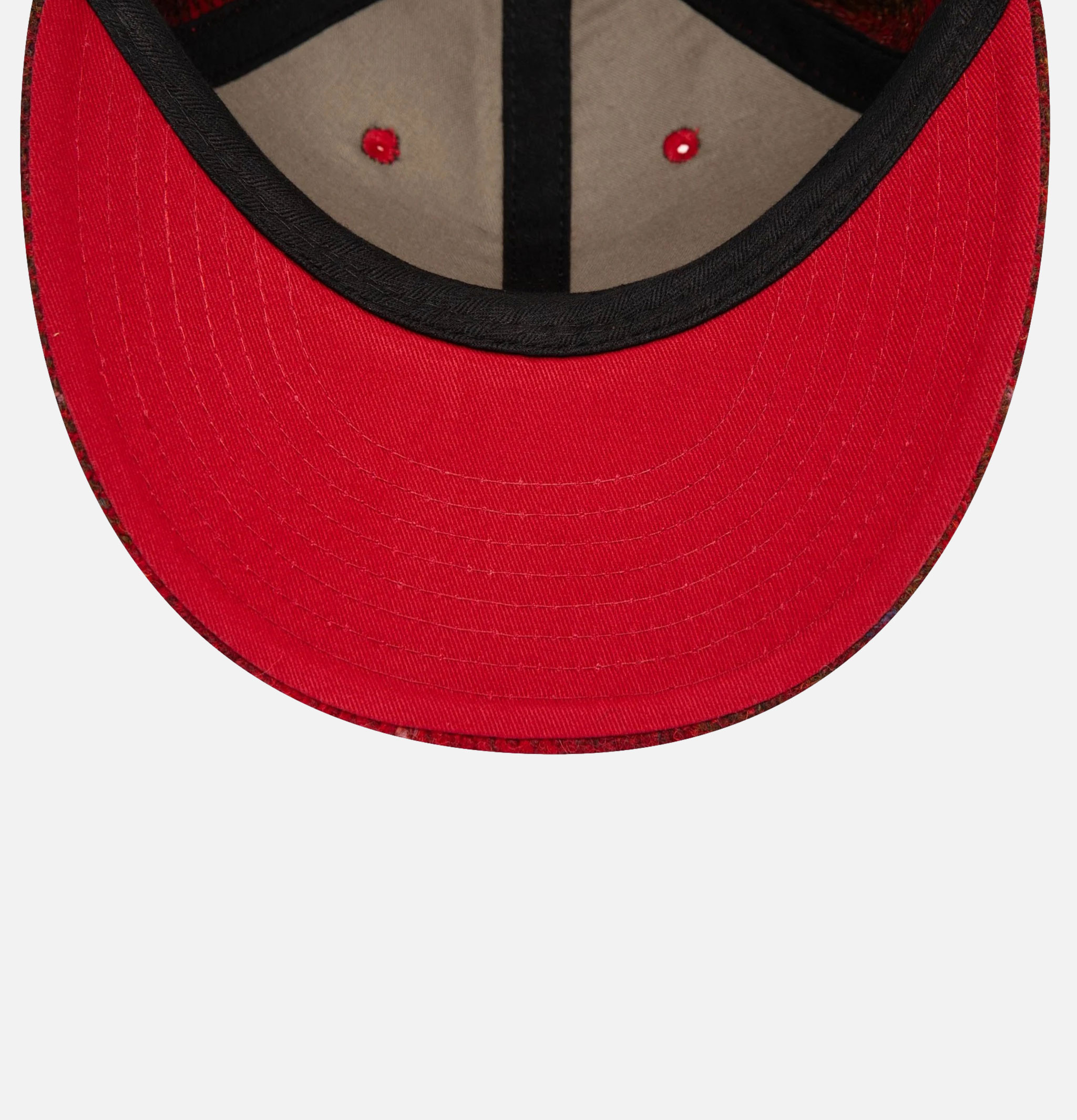 Casquette New Era 9FIFTY Retro Crown Atlanta Braves MLB Harris Tweed Rouge