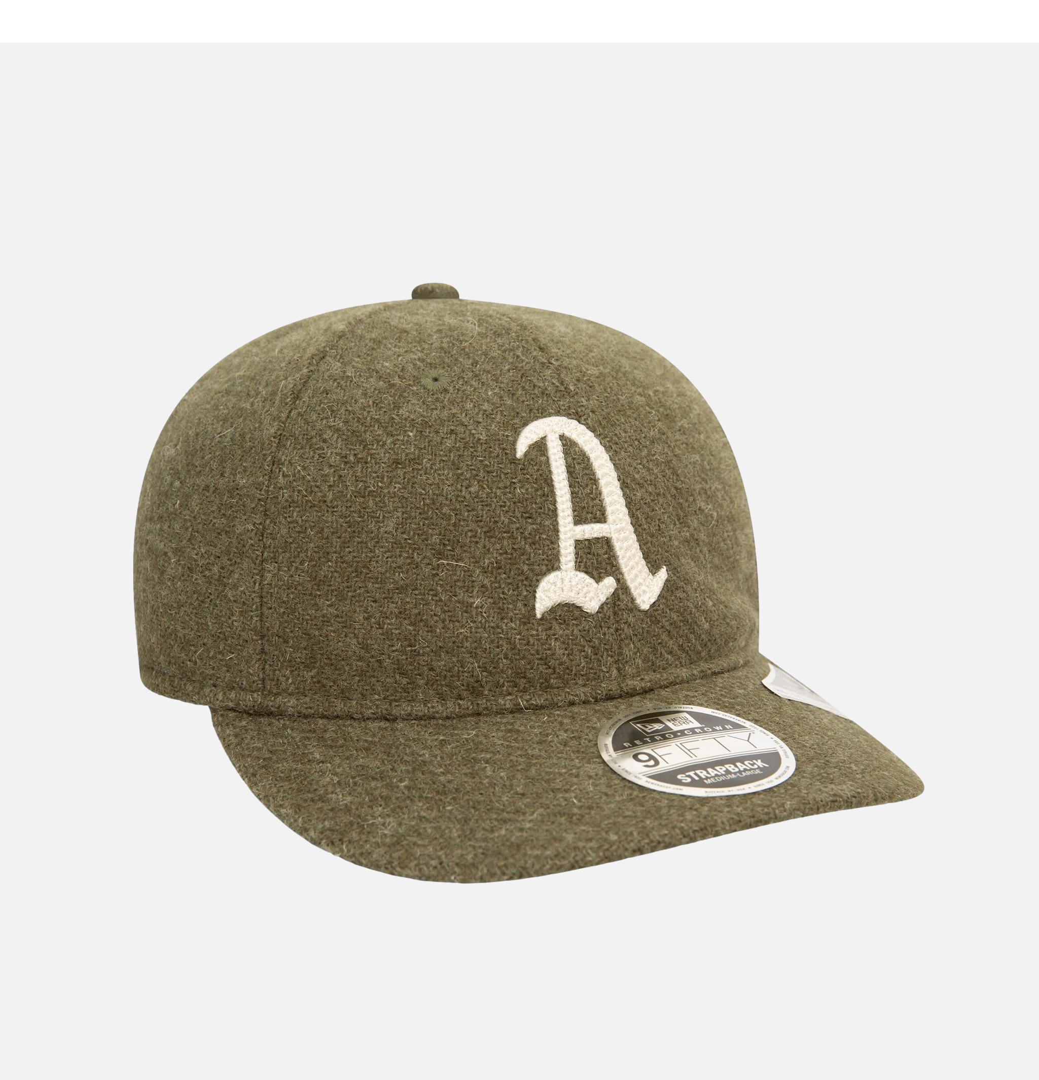 9FIFTY Retro Crown Oakland Athletics MLB Harris Tweed Green Cap New Era