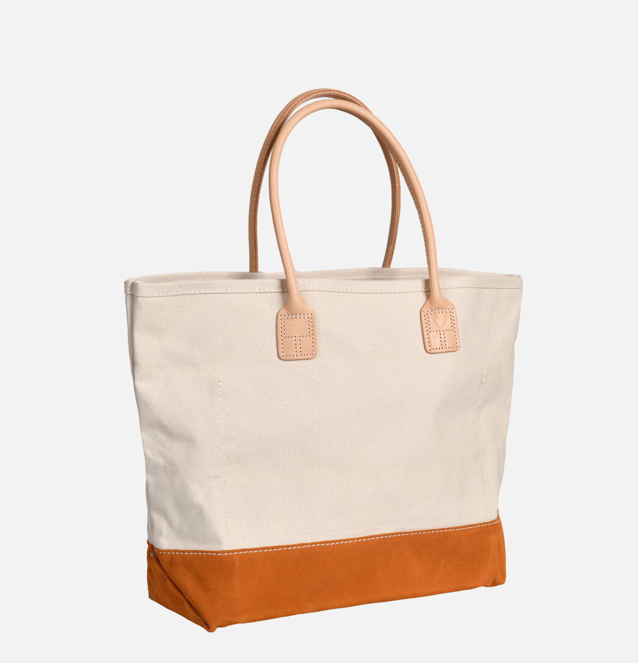 Heritage Leather Company Suede Day Tote Bag Brown