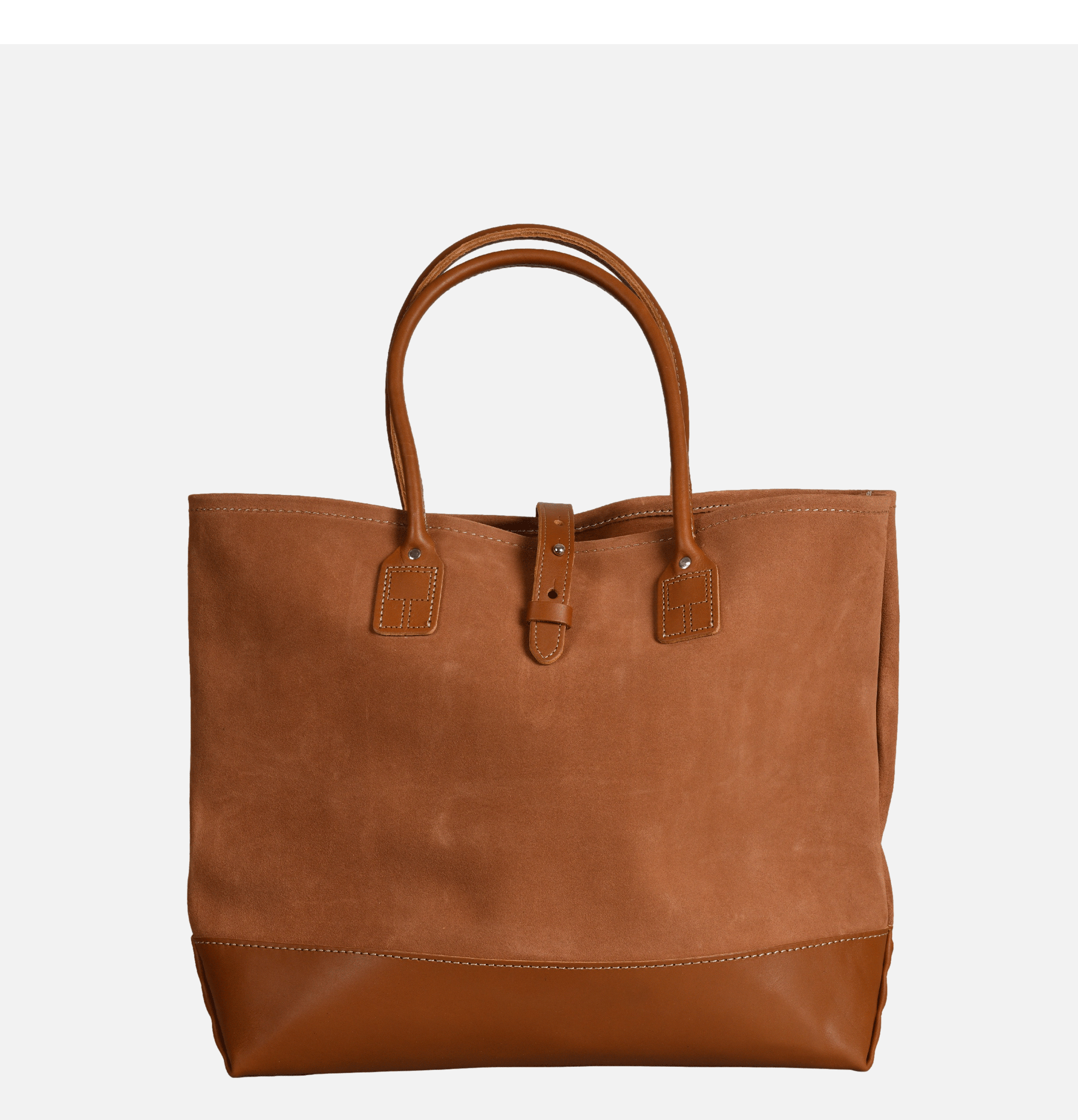 Heritage Leather Company Latigo Leather Tote Bag Brown