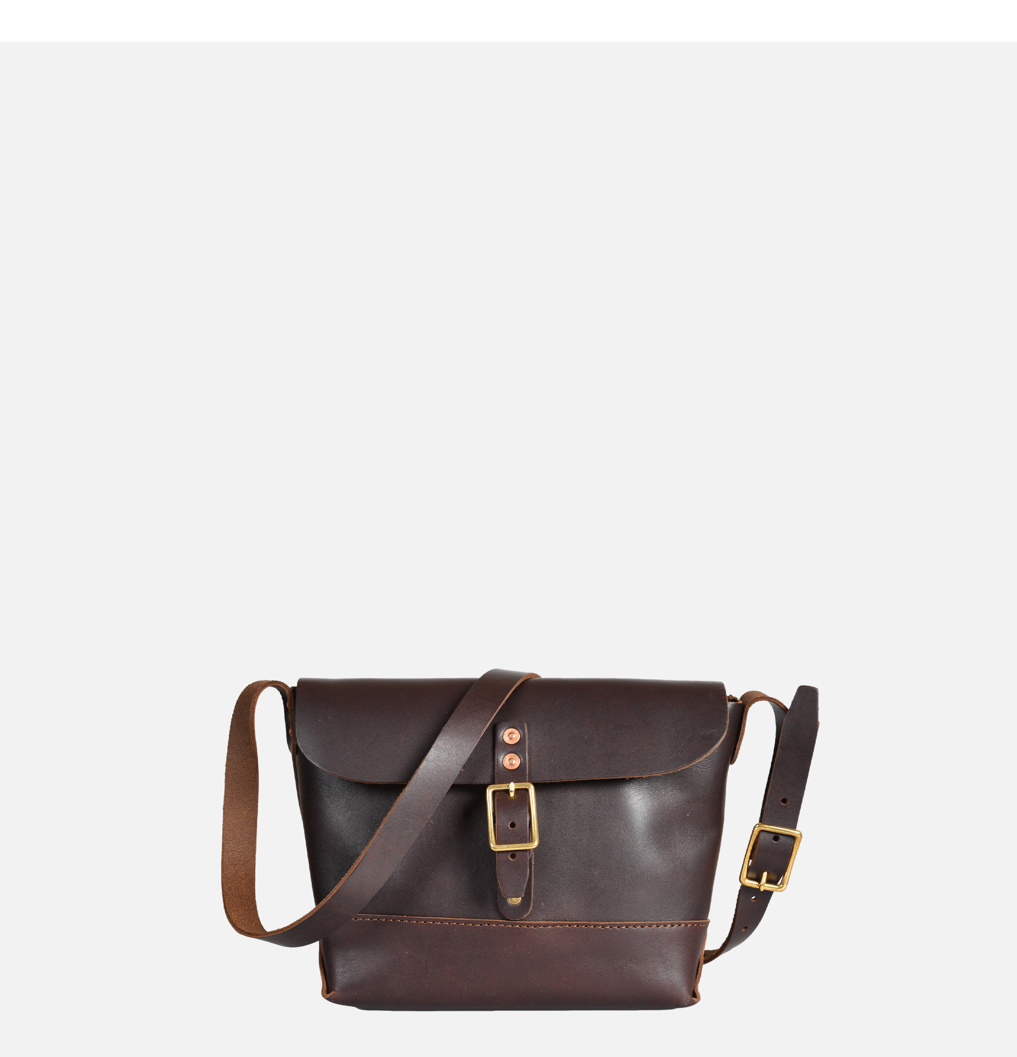 Heritage Leather Company Mini Sac Bandoulière Leather Marron