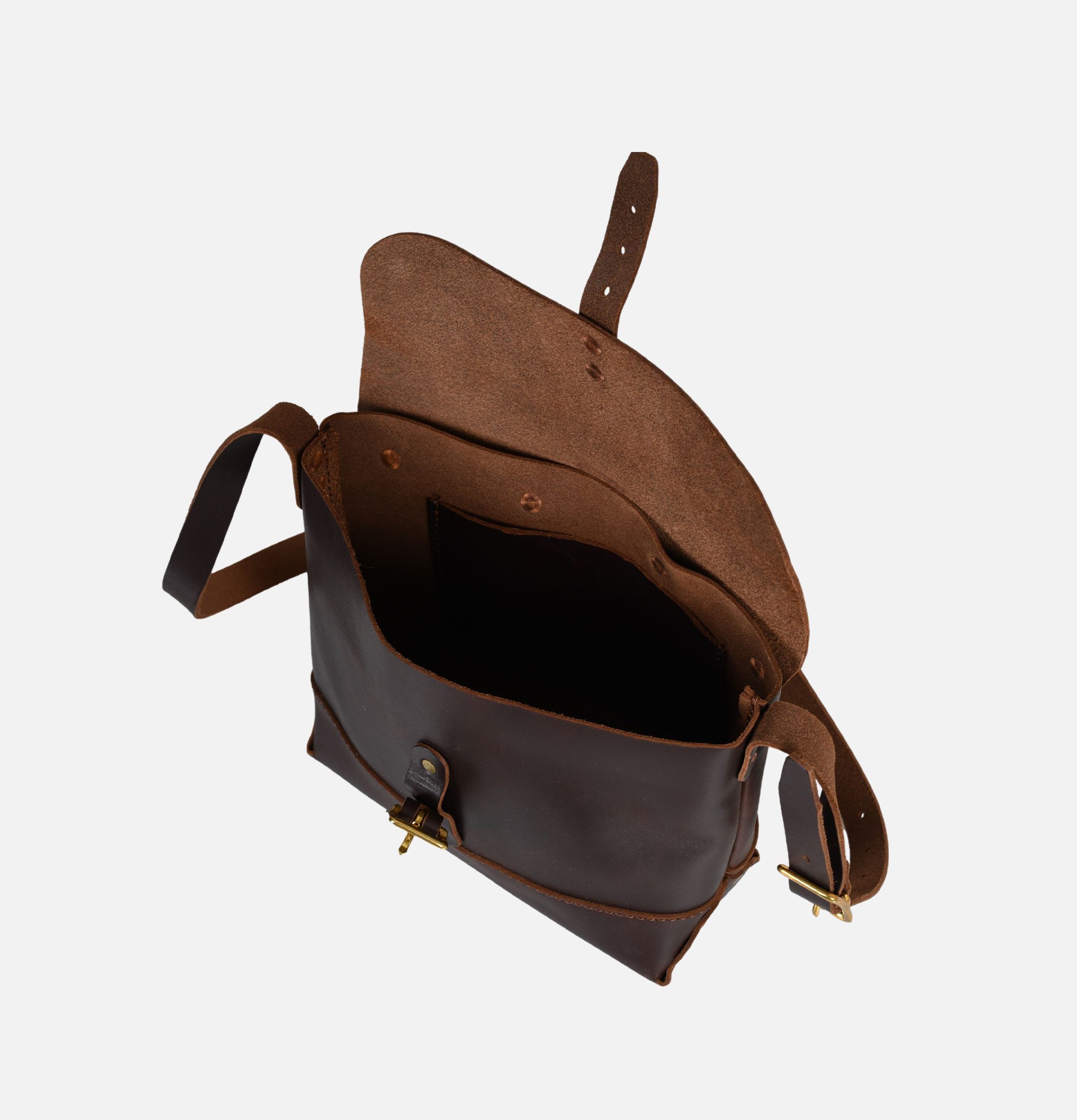 Heritage Leather Company Mini Sac Bandoulière Leather Marron