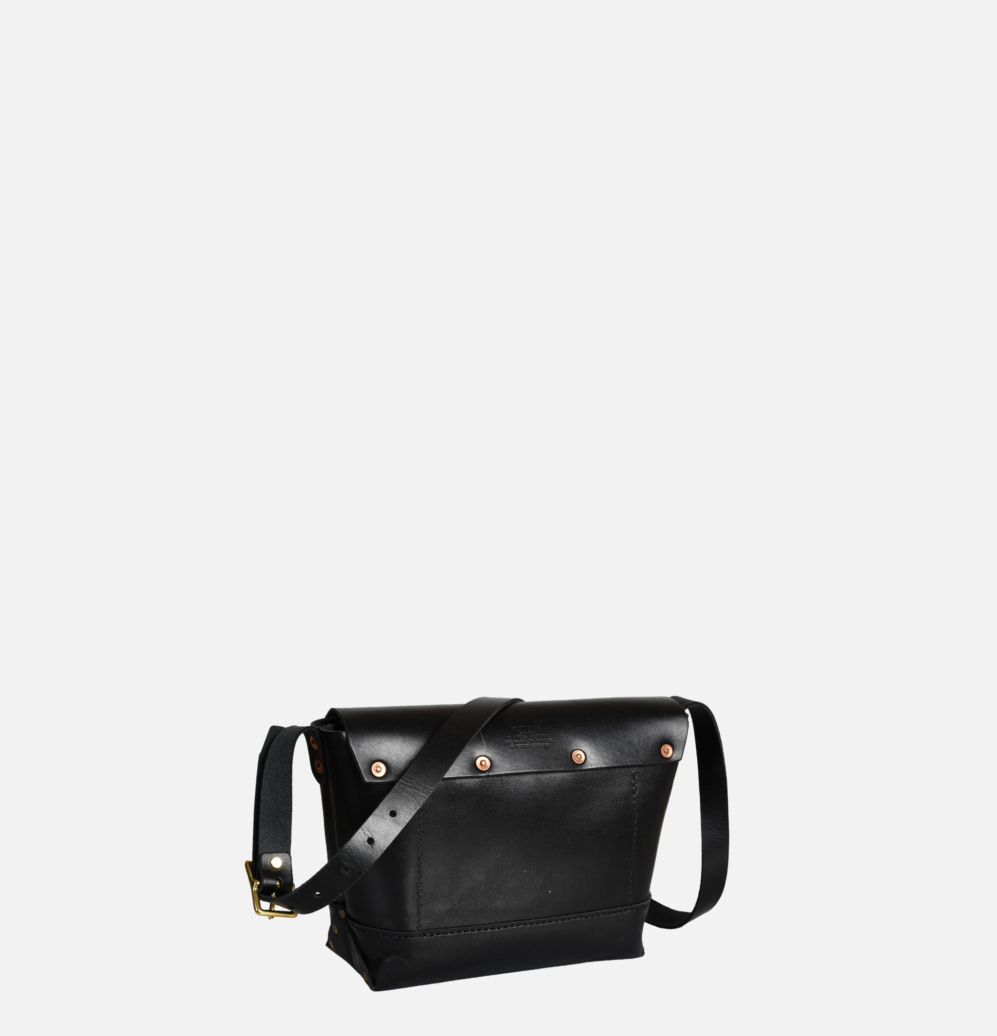 Heritage Leather Company Mini Shoulder Bag Leather Black