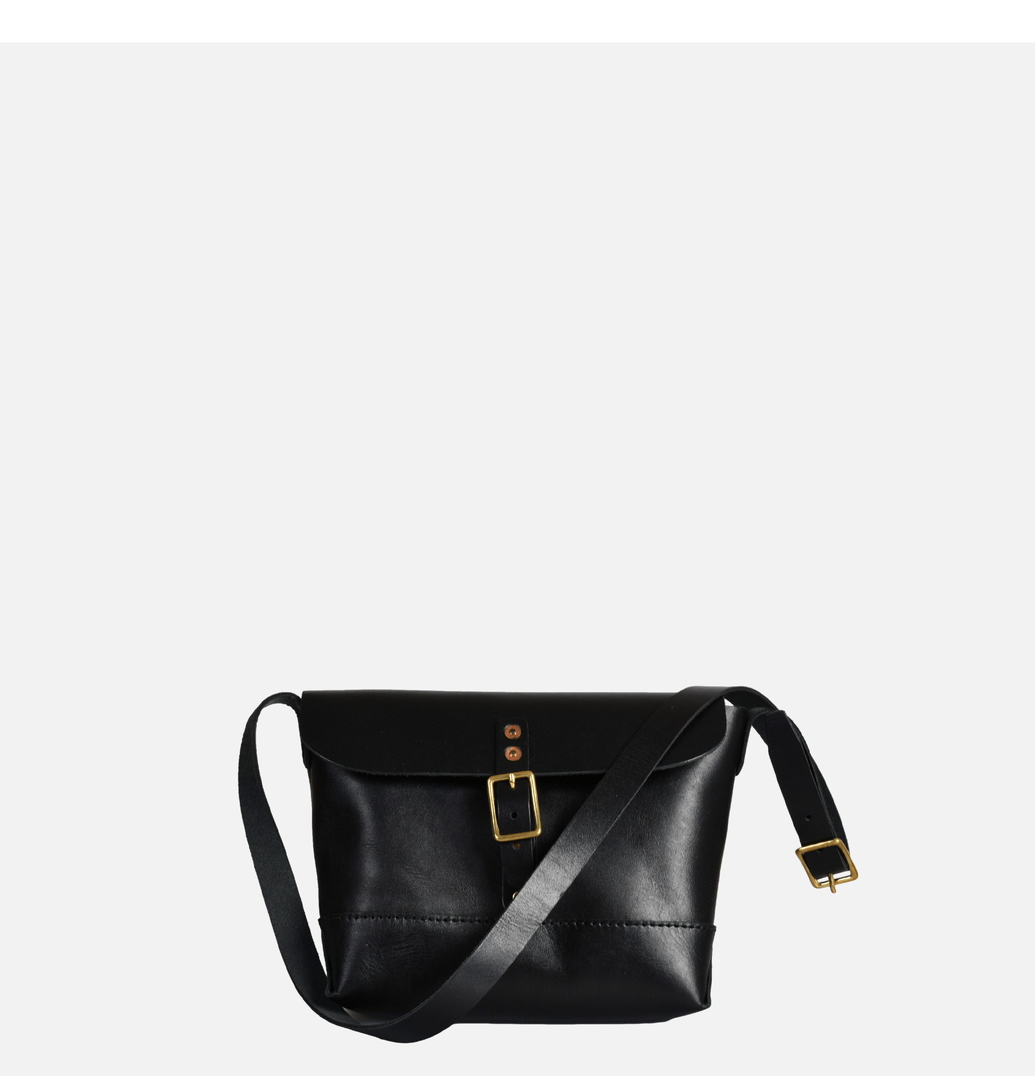 Heritage Leather Company Mini Shoulder Bag Leather Black