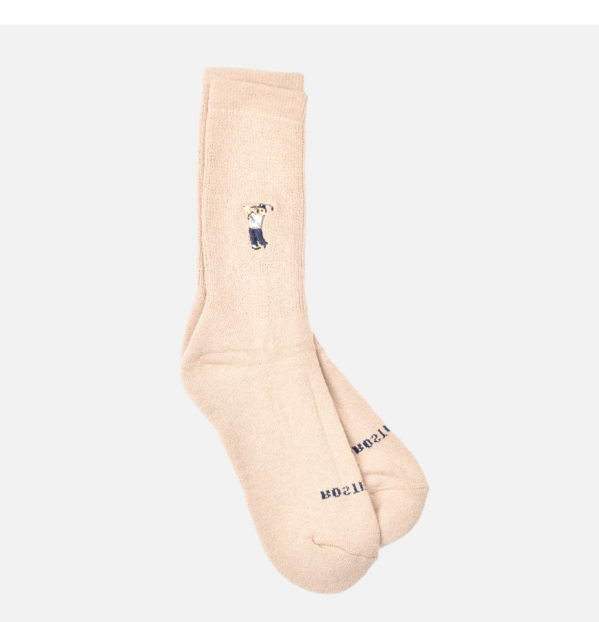 Rostersox Golf Bear Beige Socks