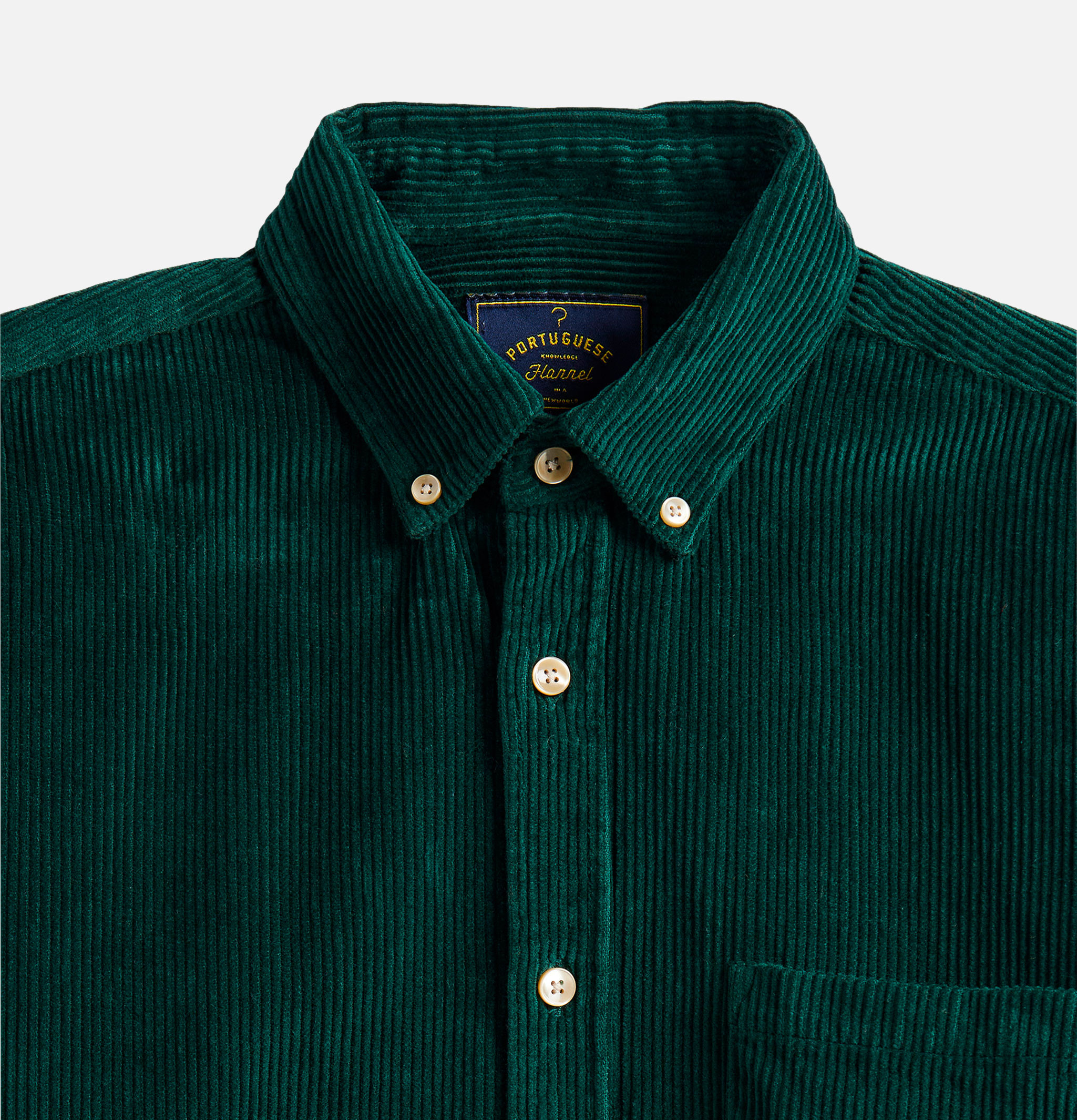 Portuguese Flannel Lobo Green shirt