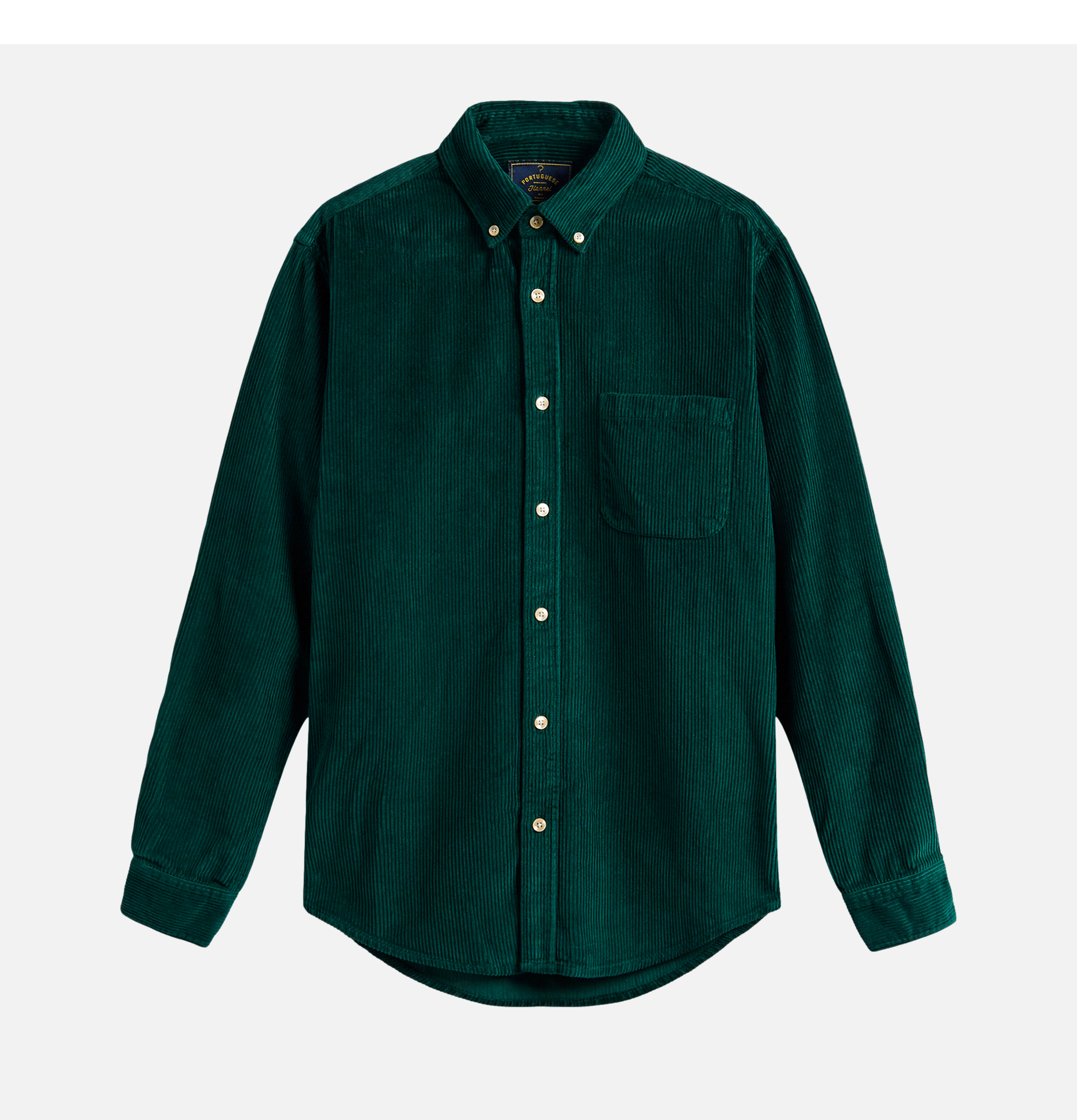 Portuguese Flannel Lobo Green shirt