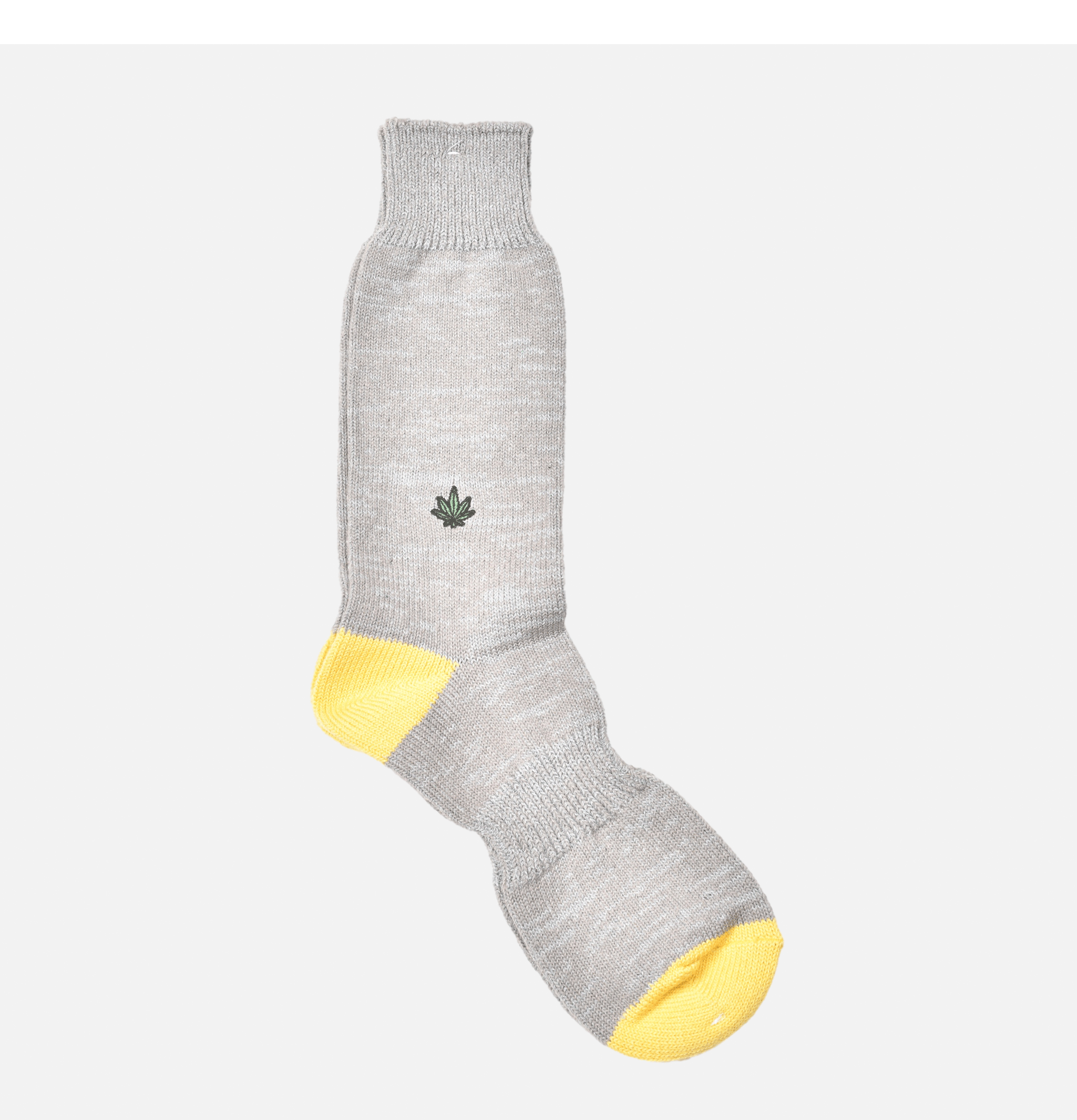 Chaussettes Embroidery Jaune