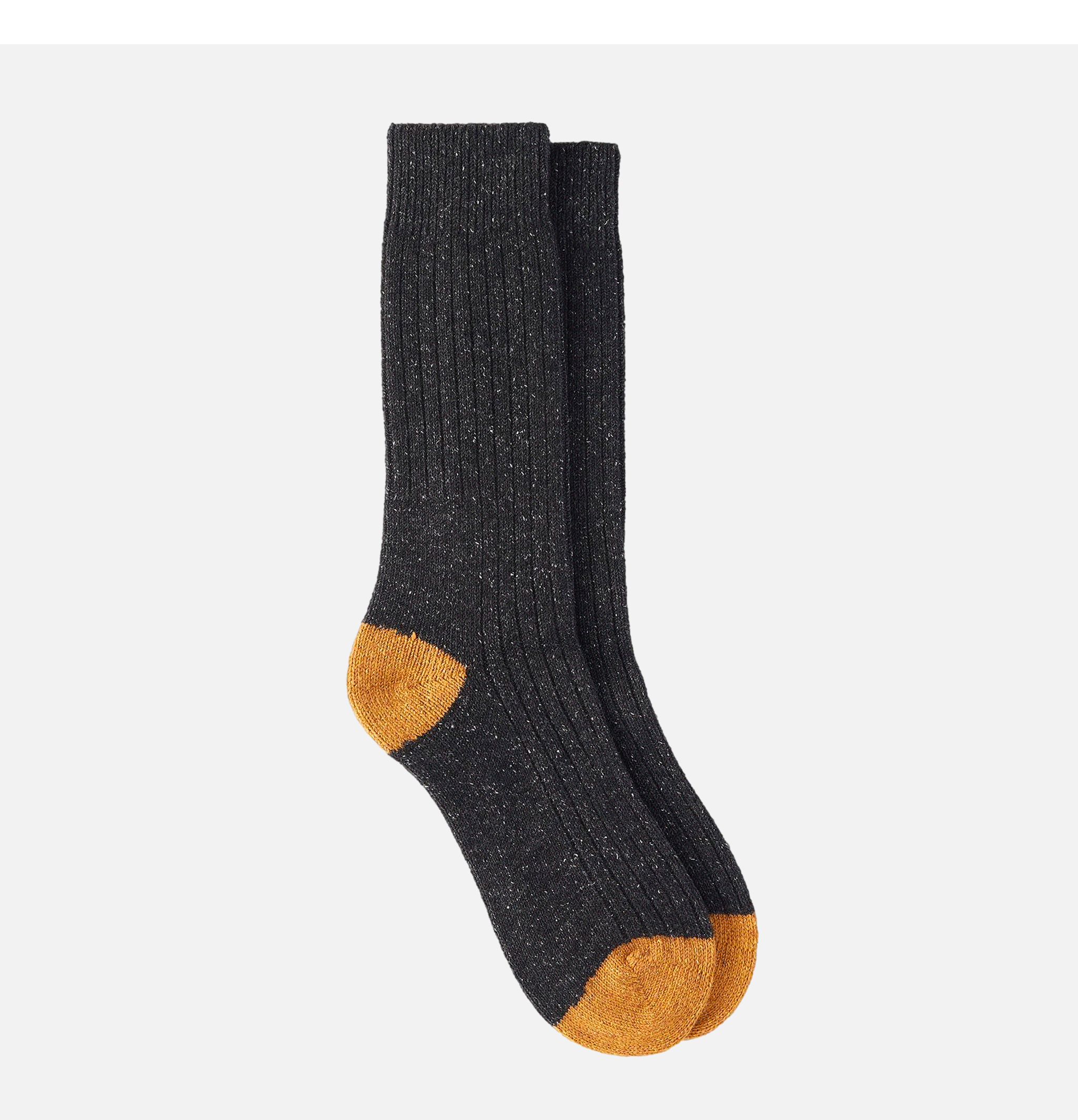 Houghton Socks Charcoal Ochre