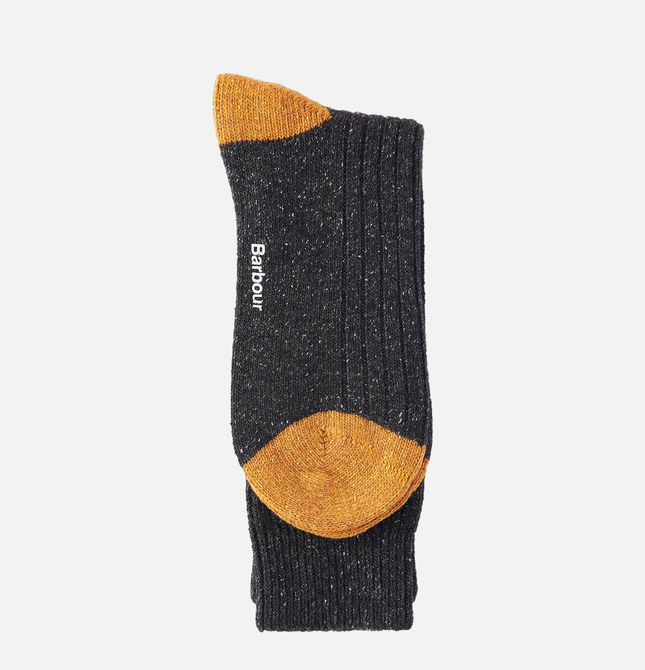 Houghton Socks Charcoal Ochre