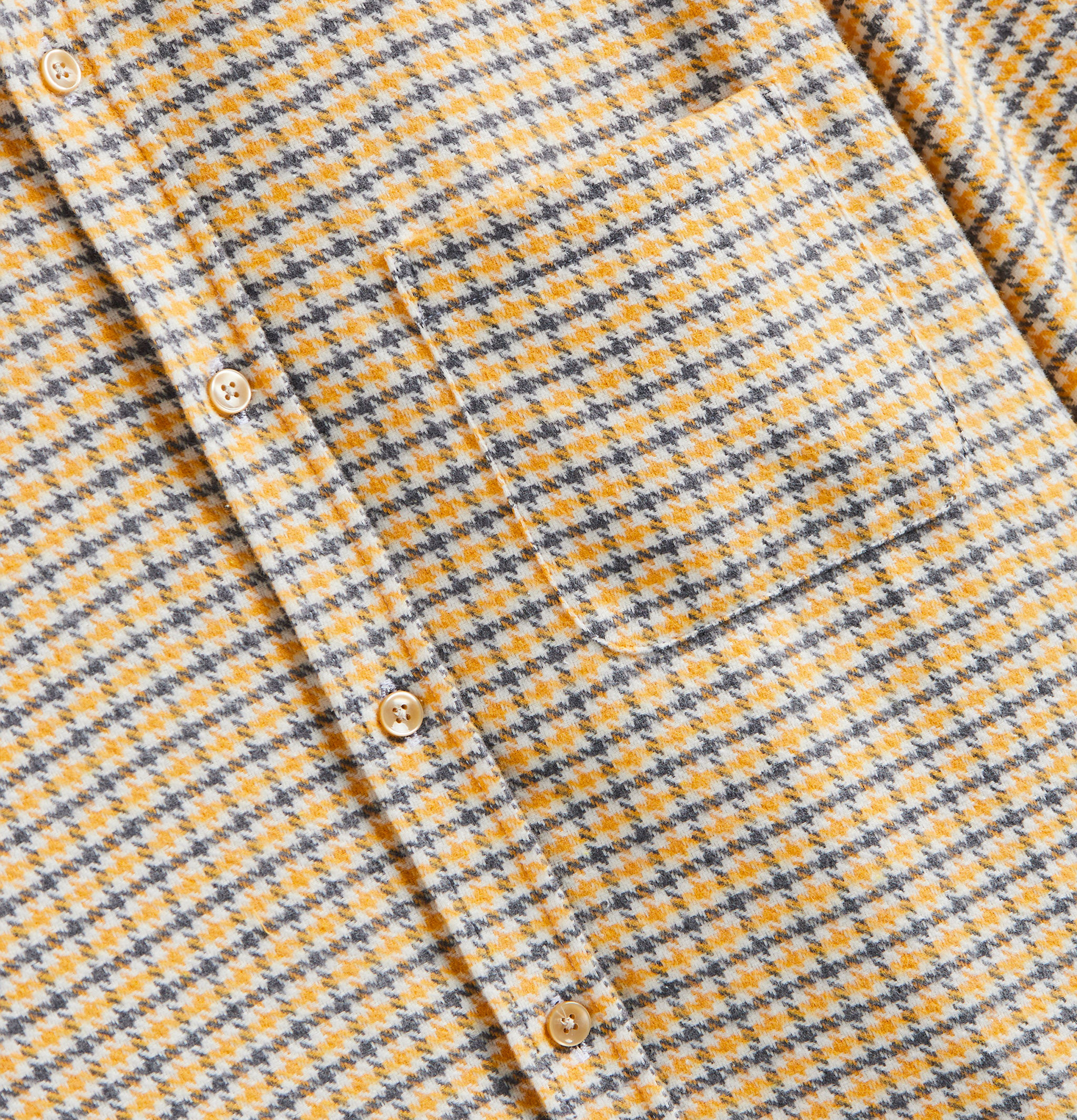 Chemise Portuguese Flannel Plate Jaune