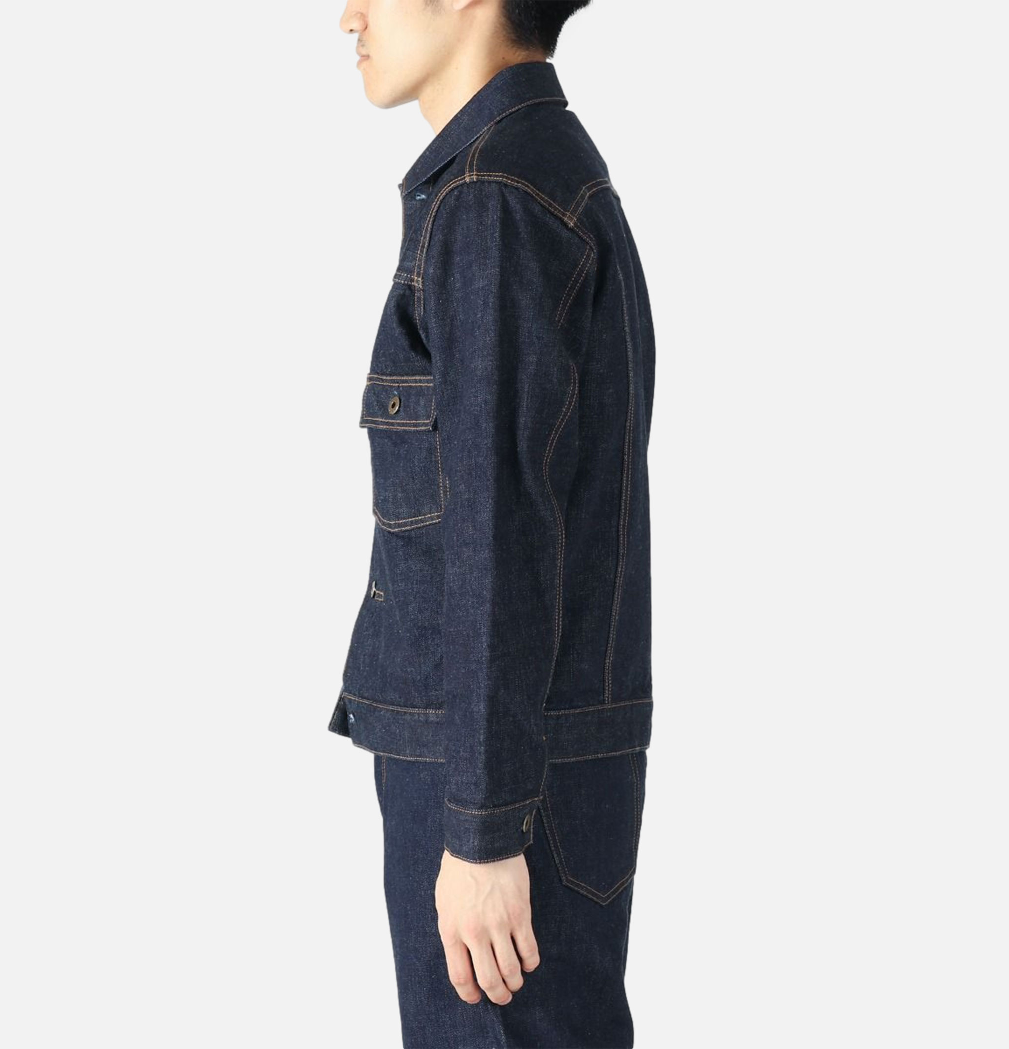 Veste en Jean Japan Blue Type 2 14.8oz Denim Onewash