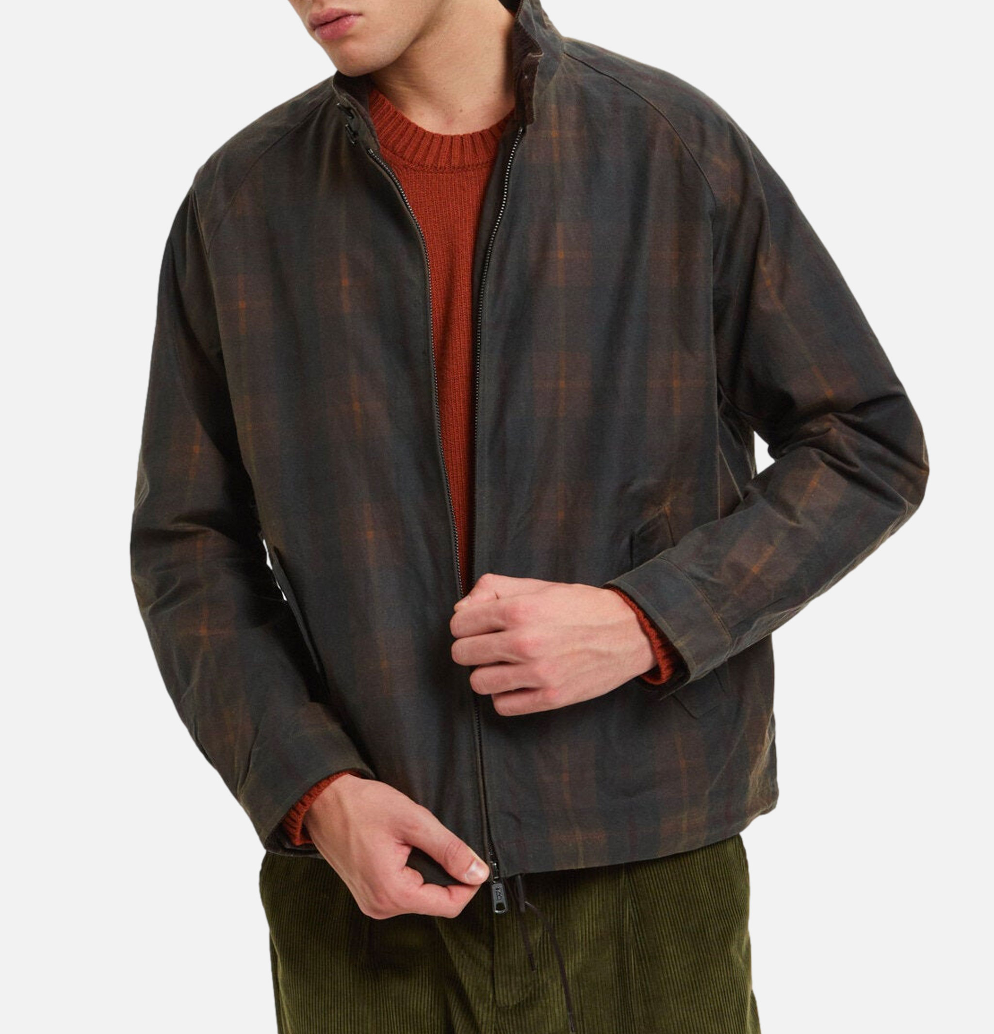 Wax Pattern G4 Brown Check Baracuta