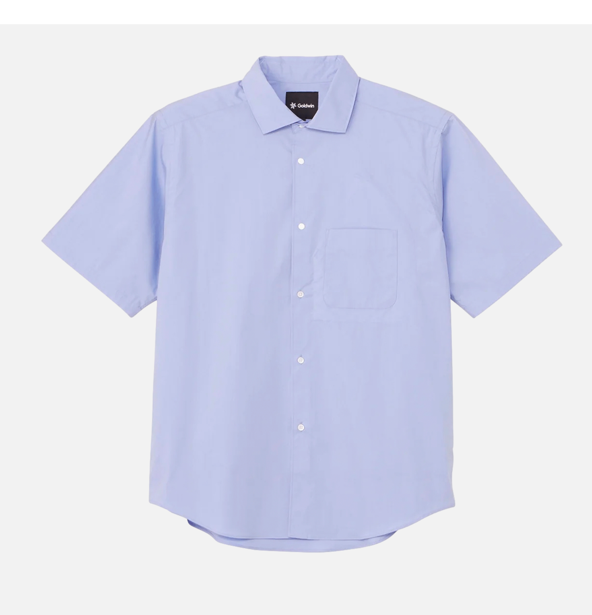 Comfortable S/s Shirt Saxe Goldwin