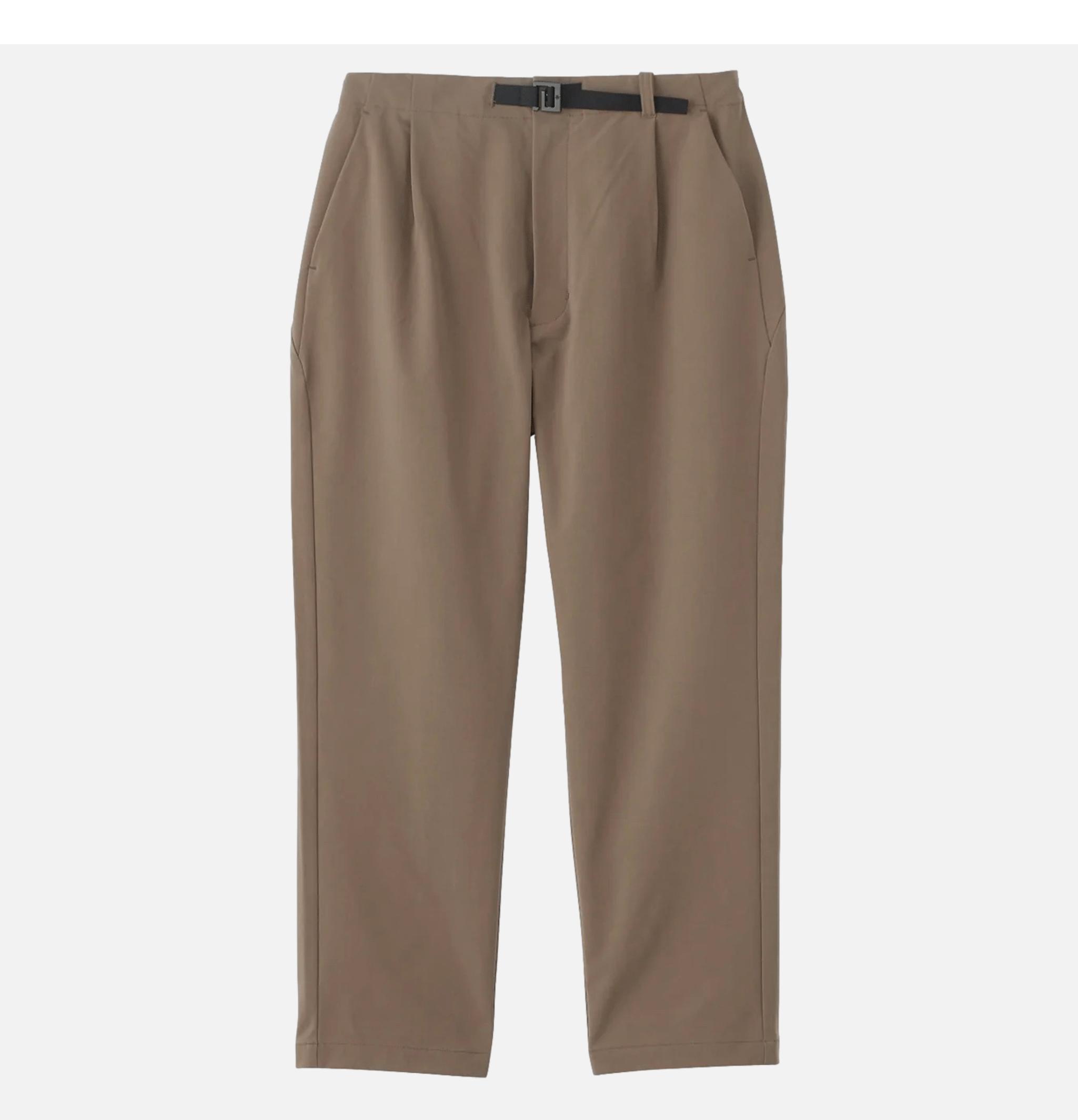 One Tuck Stretch Pant Taupe Gr Goldwin