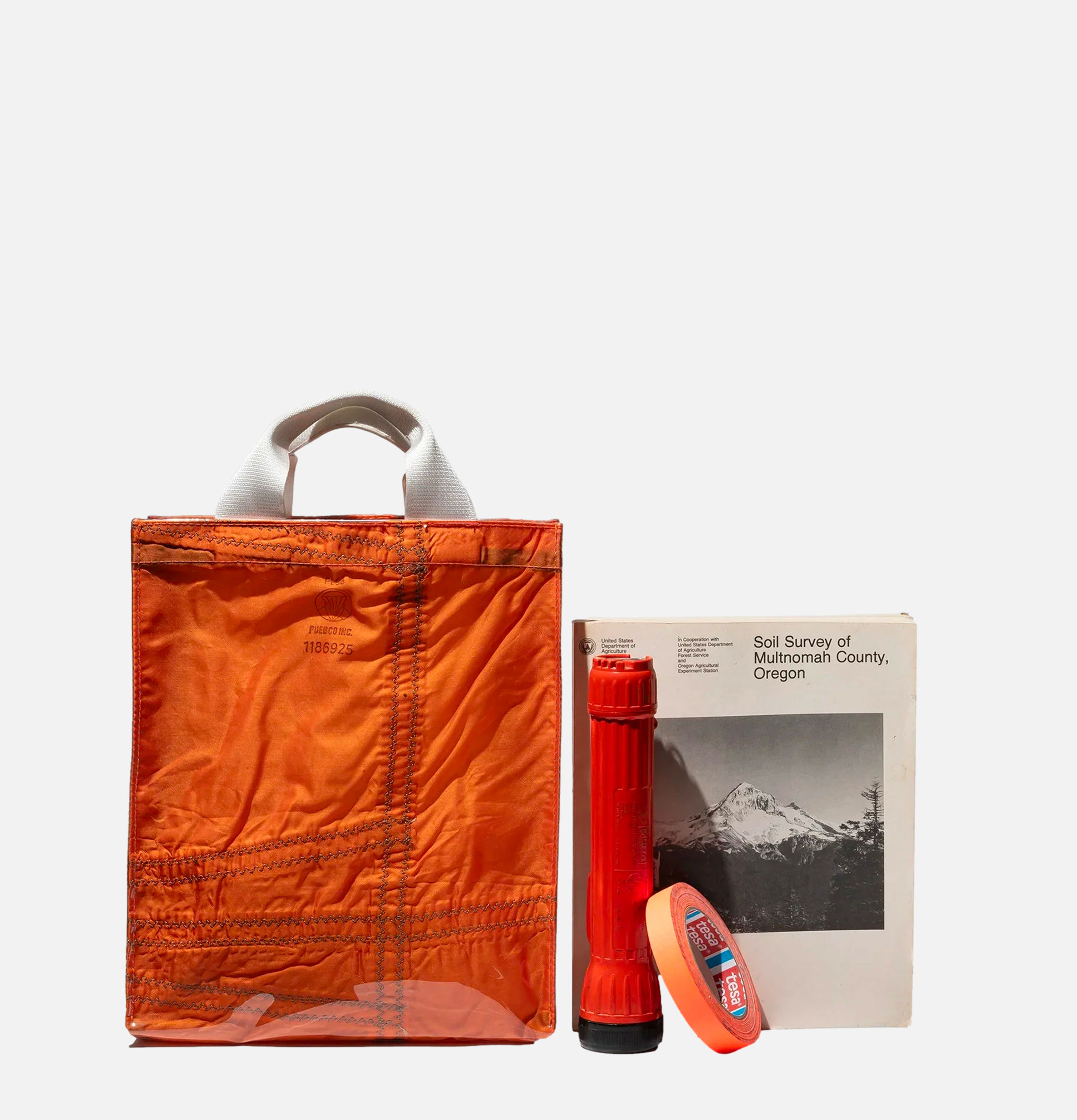 Puebco Covered Parachute Document Bag - Orange