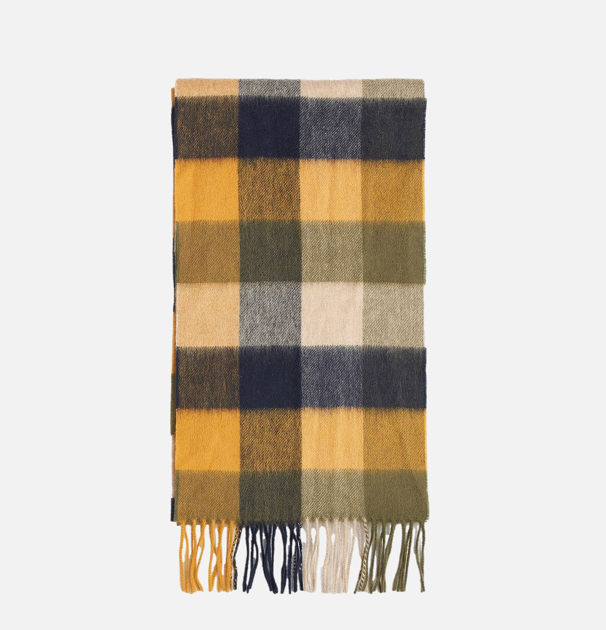 Tattersall Scarf Forest Mist