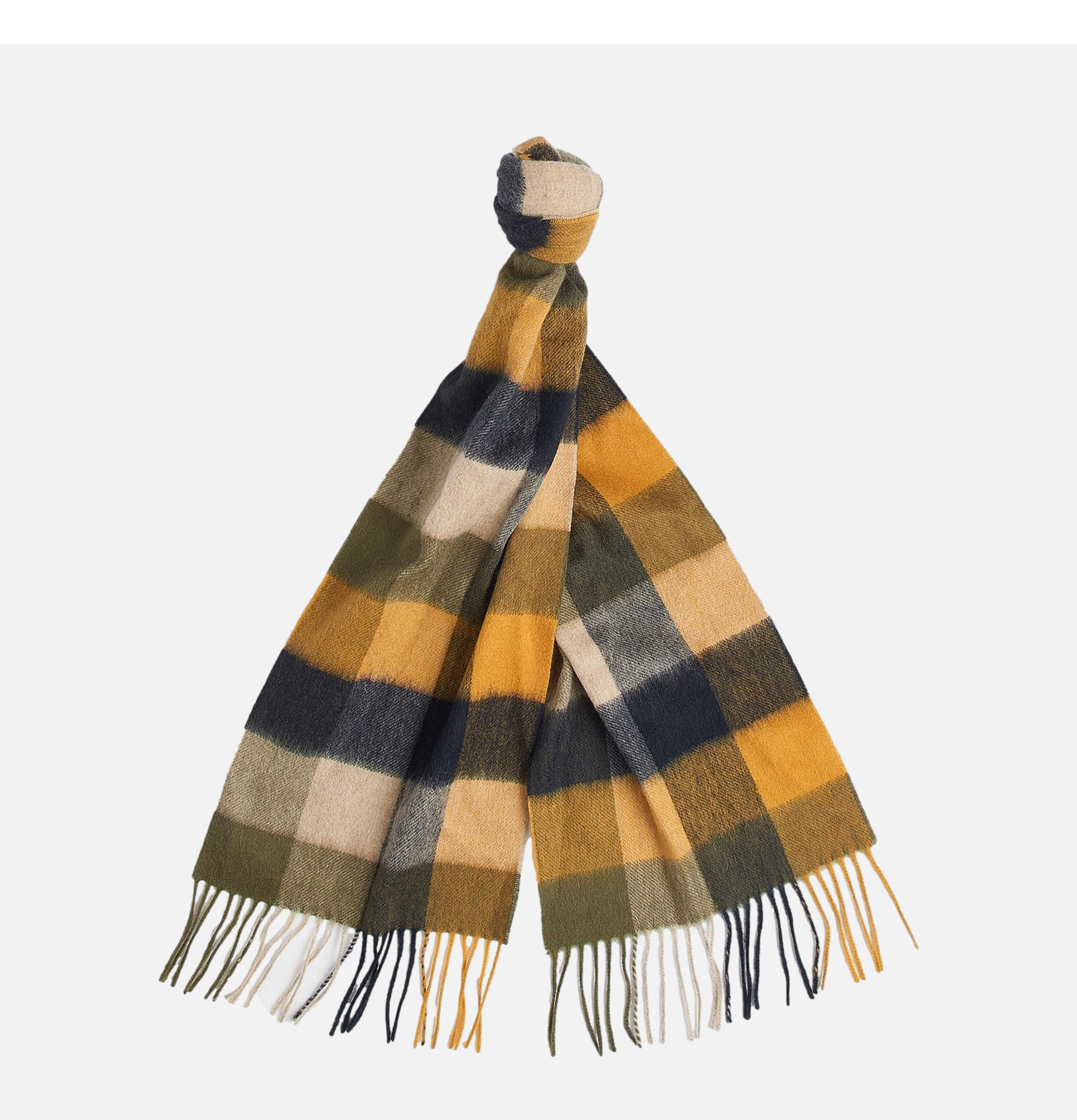 Tattersall Scarf Forest Mist