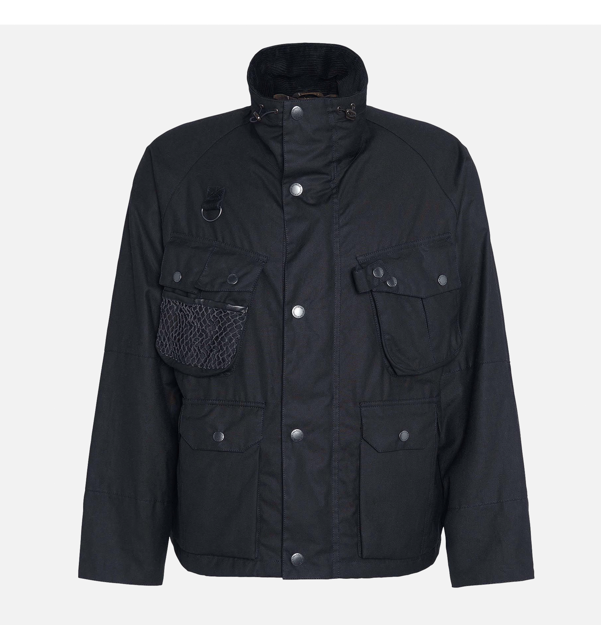 Modified Dryfly Wax Veste Barbour Noire