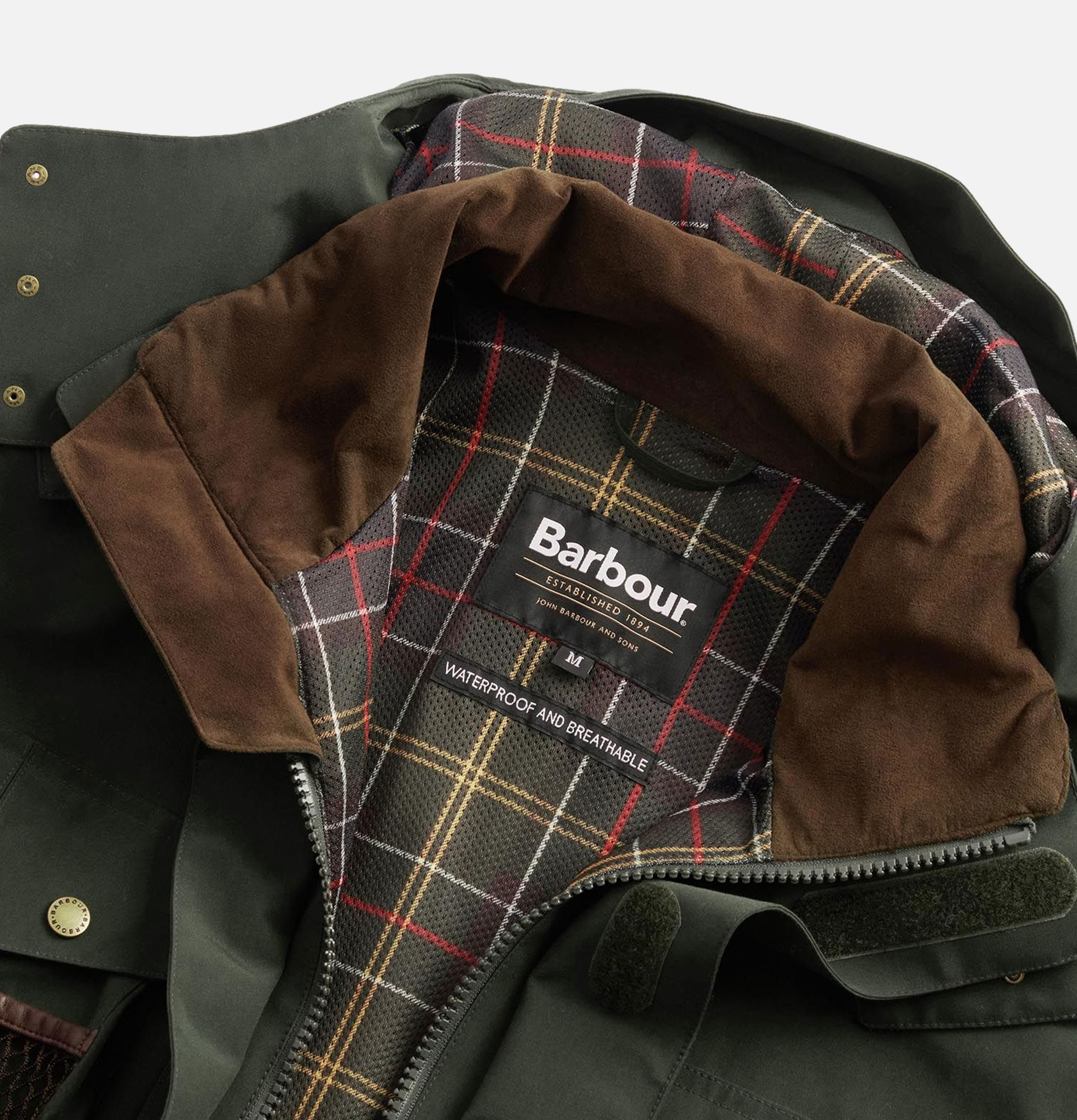 Heritage Dryfly Waterproof Sage Barbour