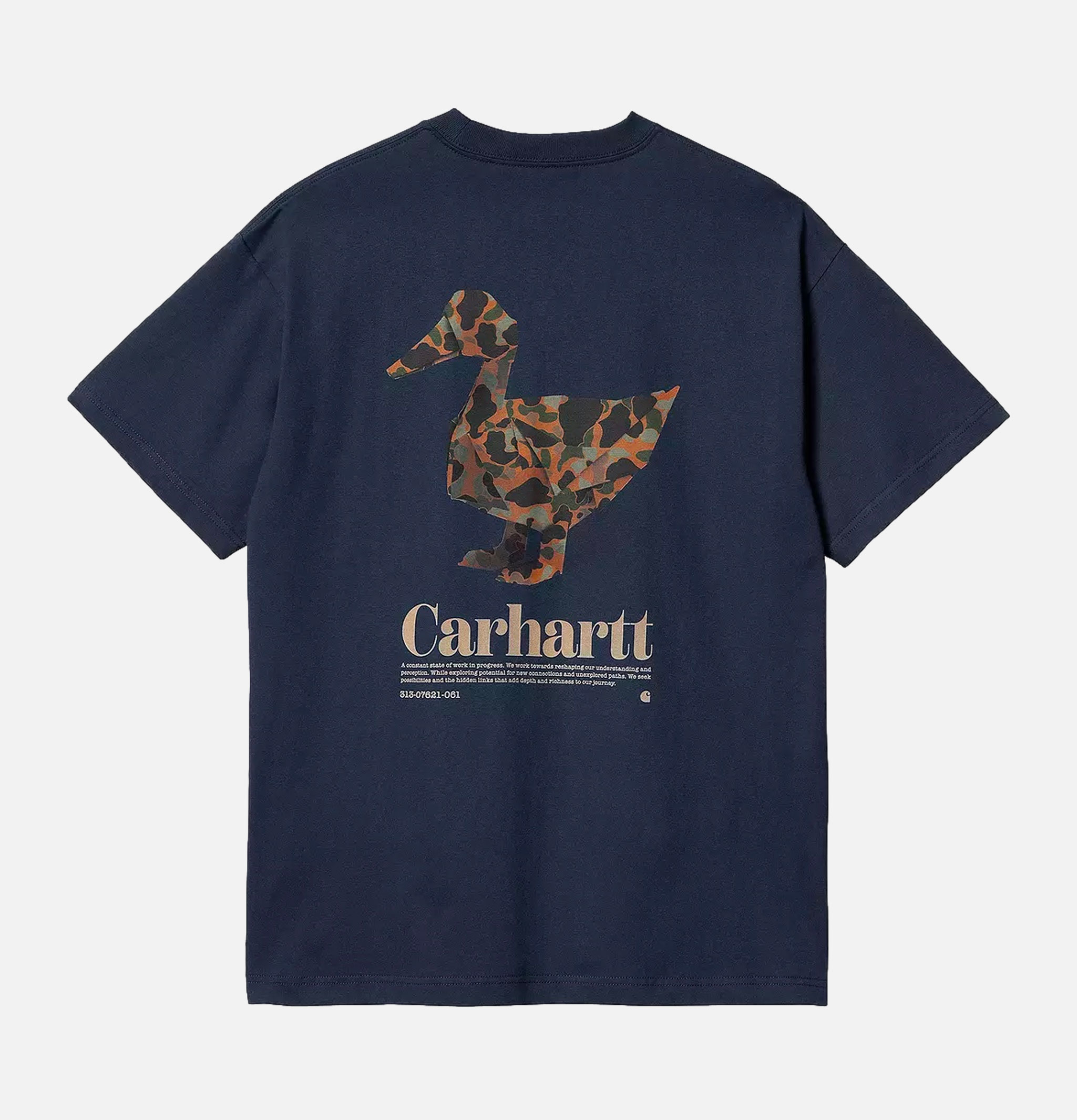 Fold Duck Tee Air Force Blue Carhartt WIP