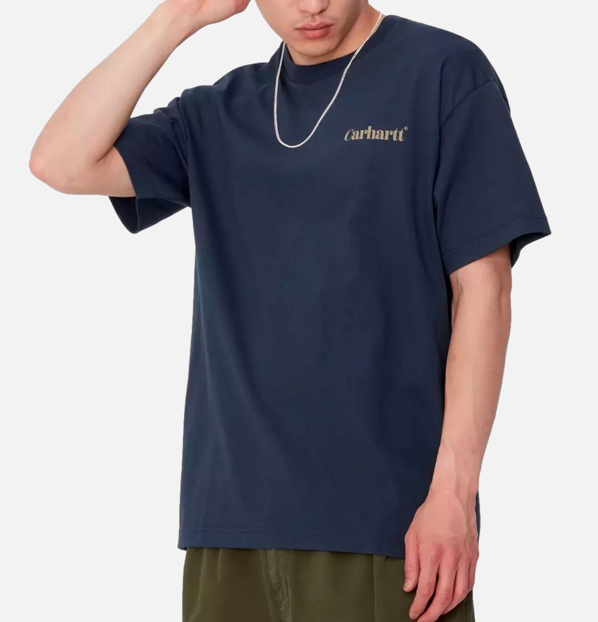 Fold Duck Tee Air Force Blue Carhartt WIP