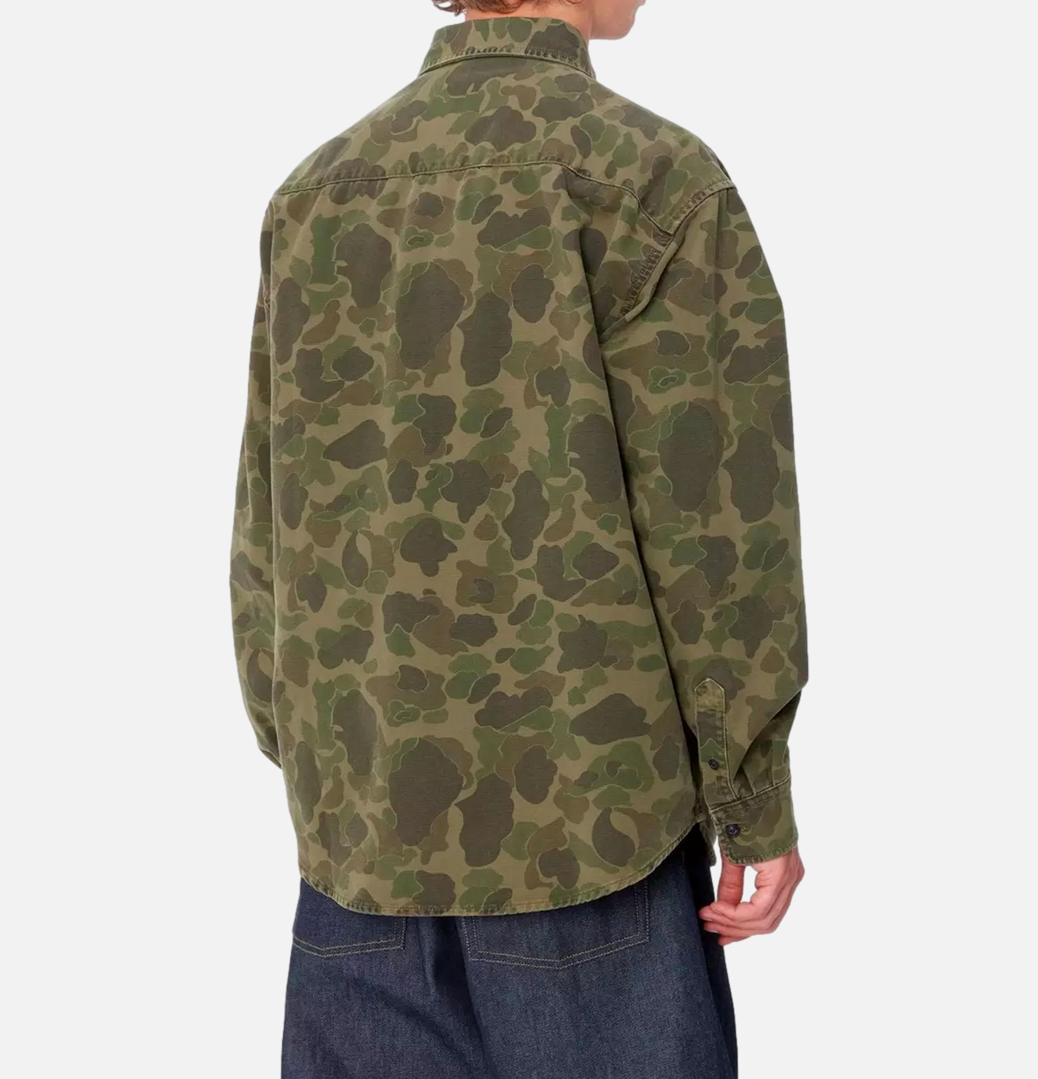 Duck Shirt Camo Green Carhartt WIP