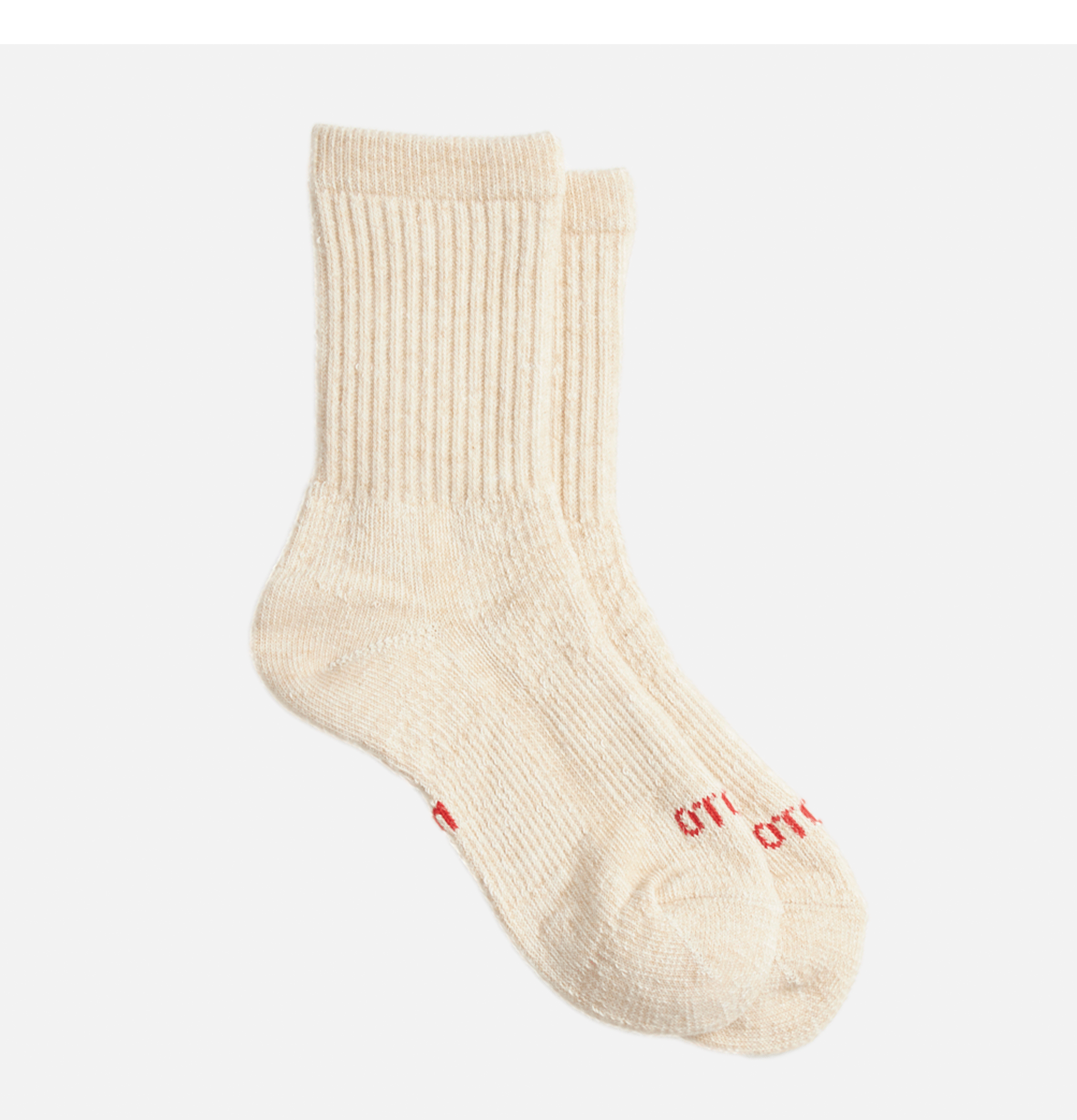 Rototo Double Face Mini Beige Socks