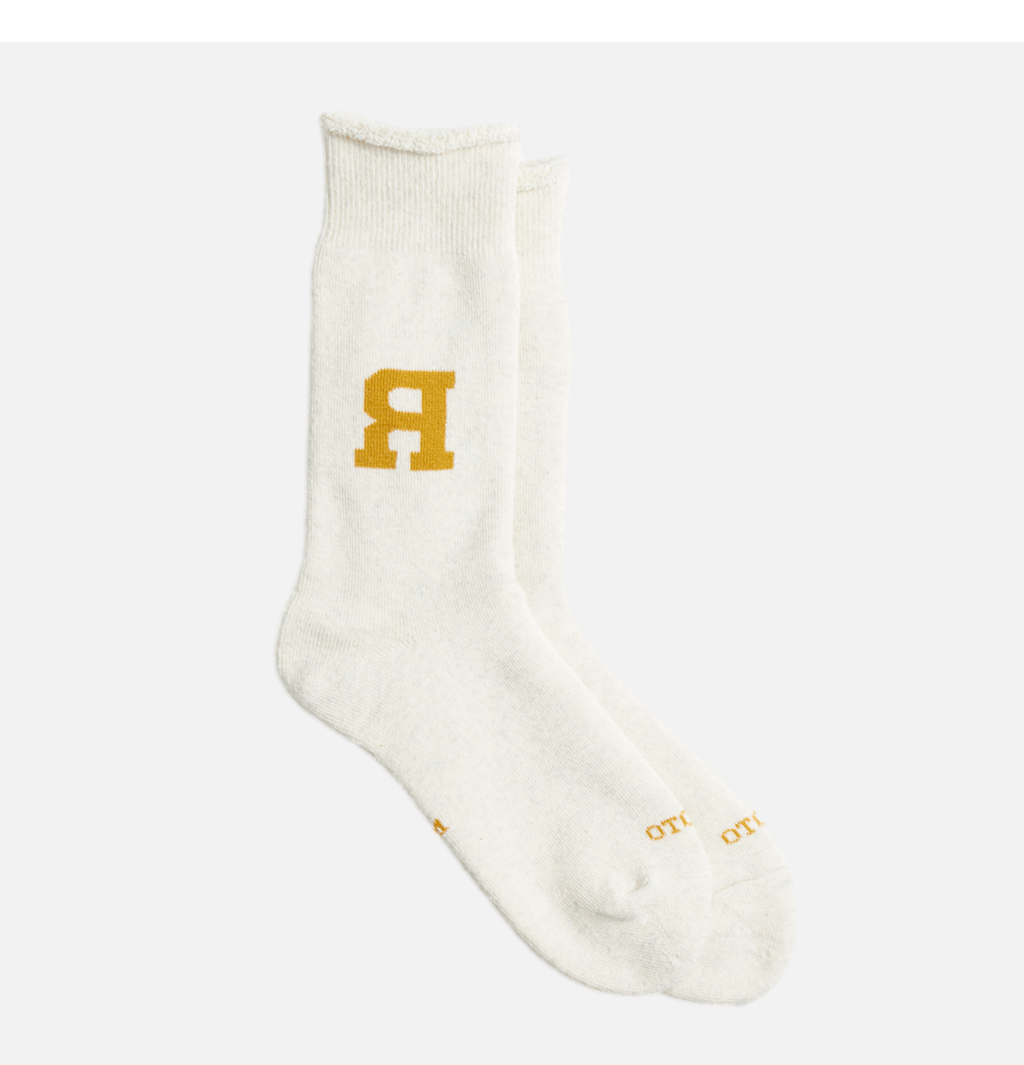 Rototo Raffy Sweat Socks Gold