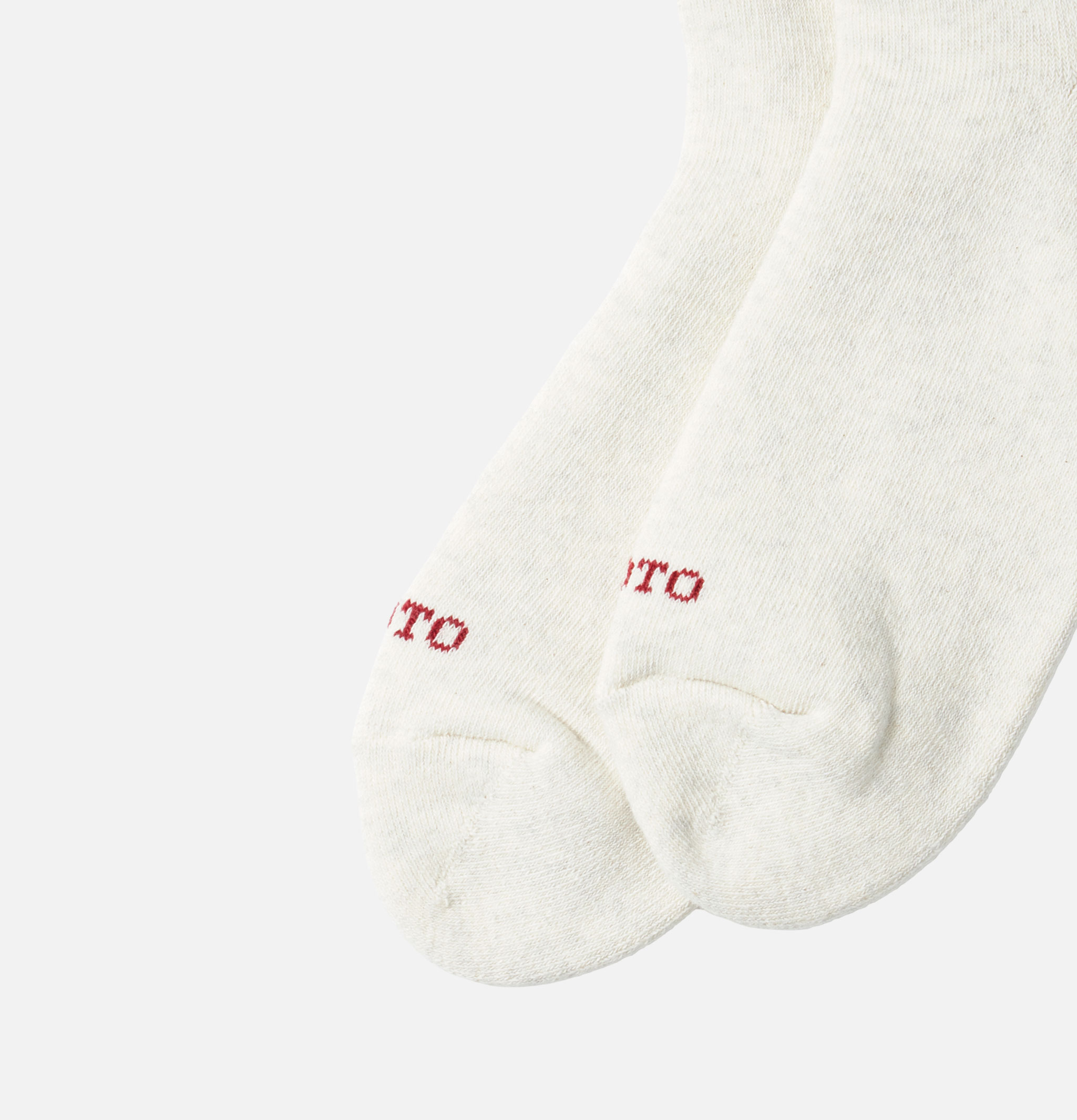 Rototo Raffy Sweat Socks Dark Red