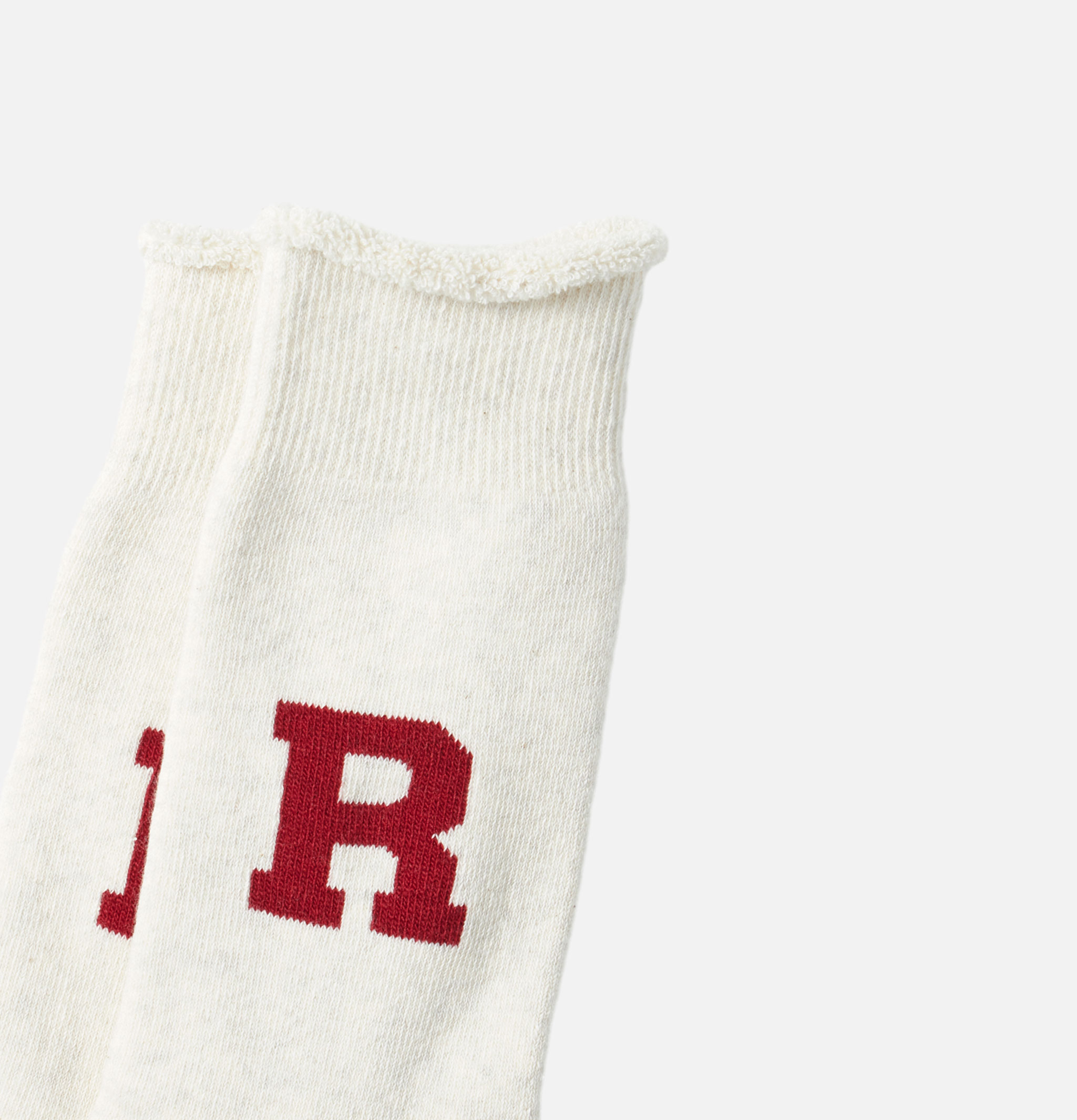 Rototo Raffy Sweat Socks Dark Red