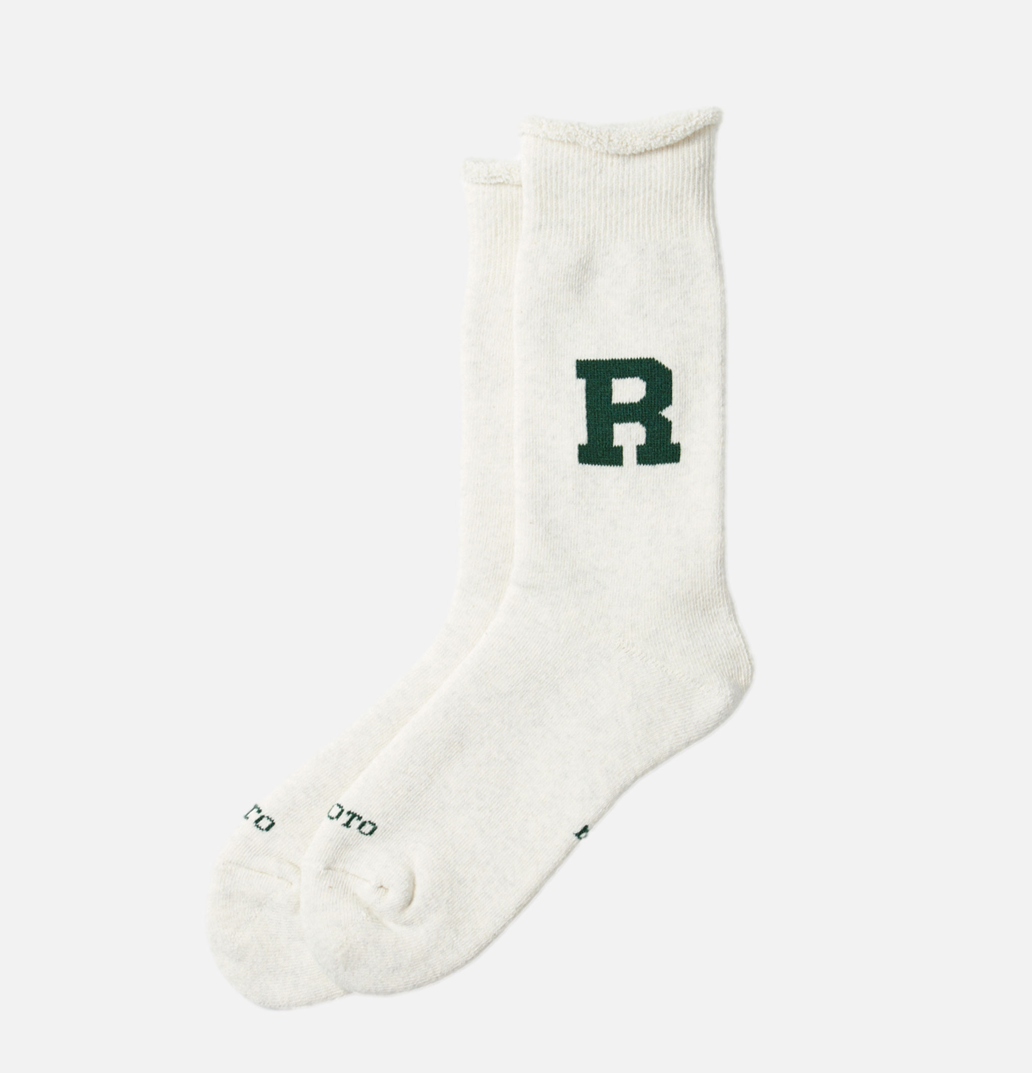 Rototo Chaussettes Raffy Sweat Vert