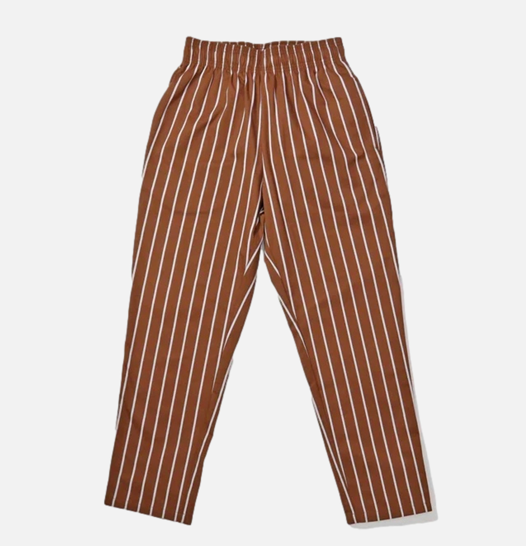 Cookman Chef Pant Stripe Sequoia Brown