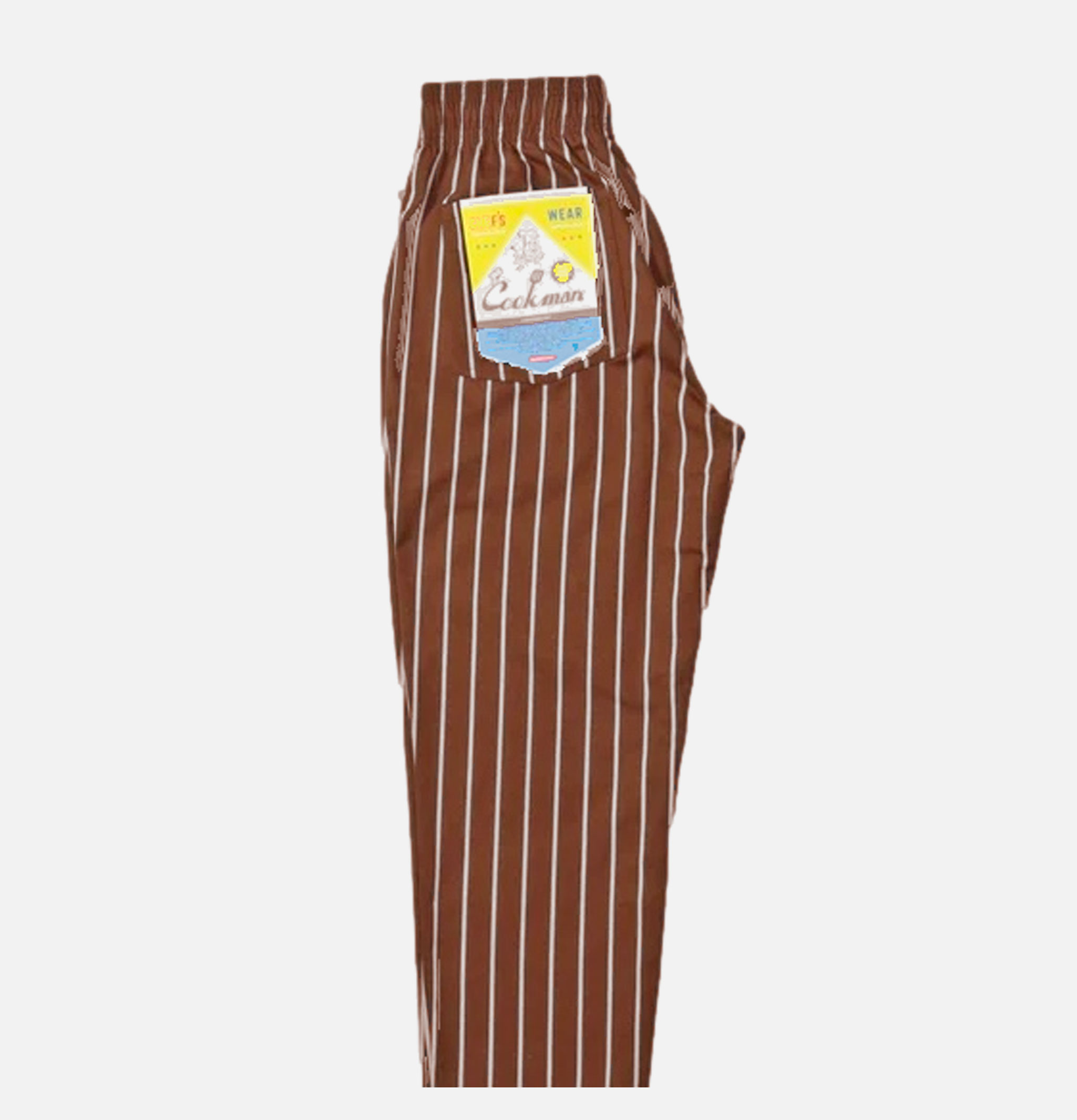 Cookman Chef Pant Stripe Sequoia Marron