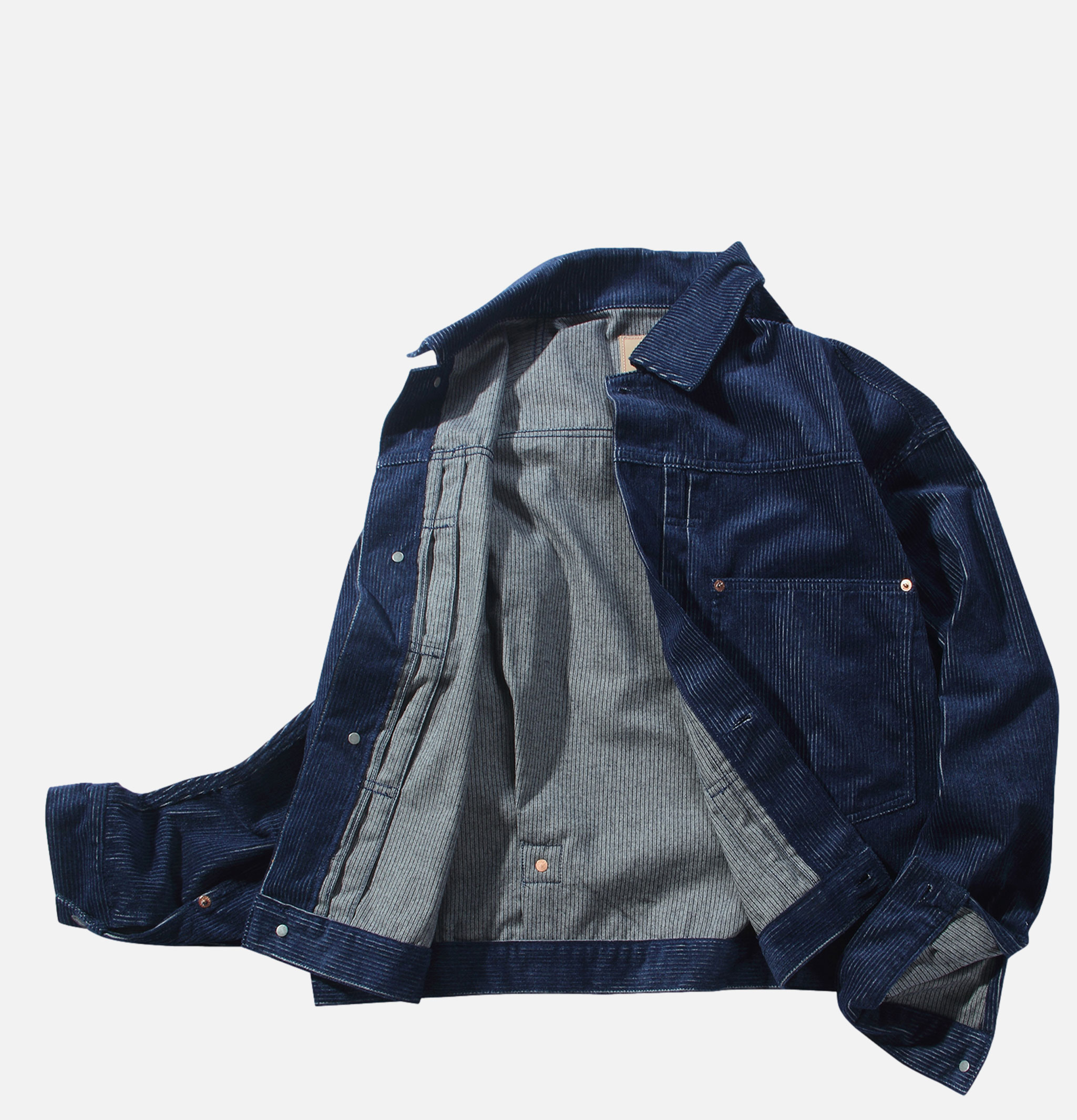 Standard Types Big Pocket Type1 Jacket Indigo