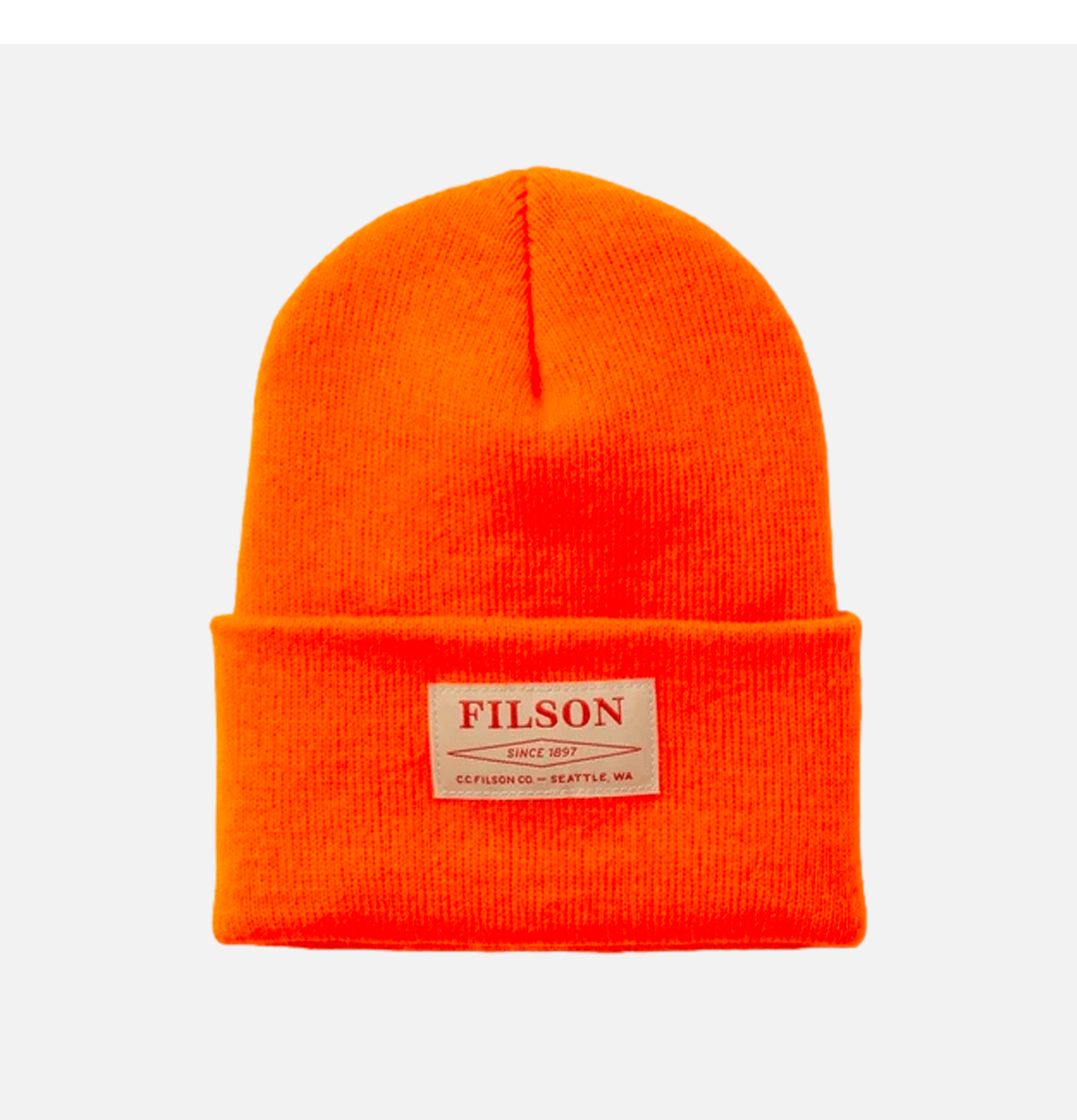 Bonnet Filson Ballard Watch Cap Blaze Orange