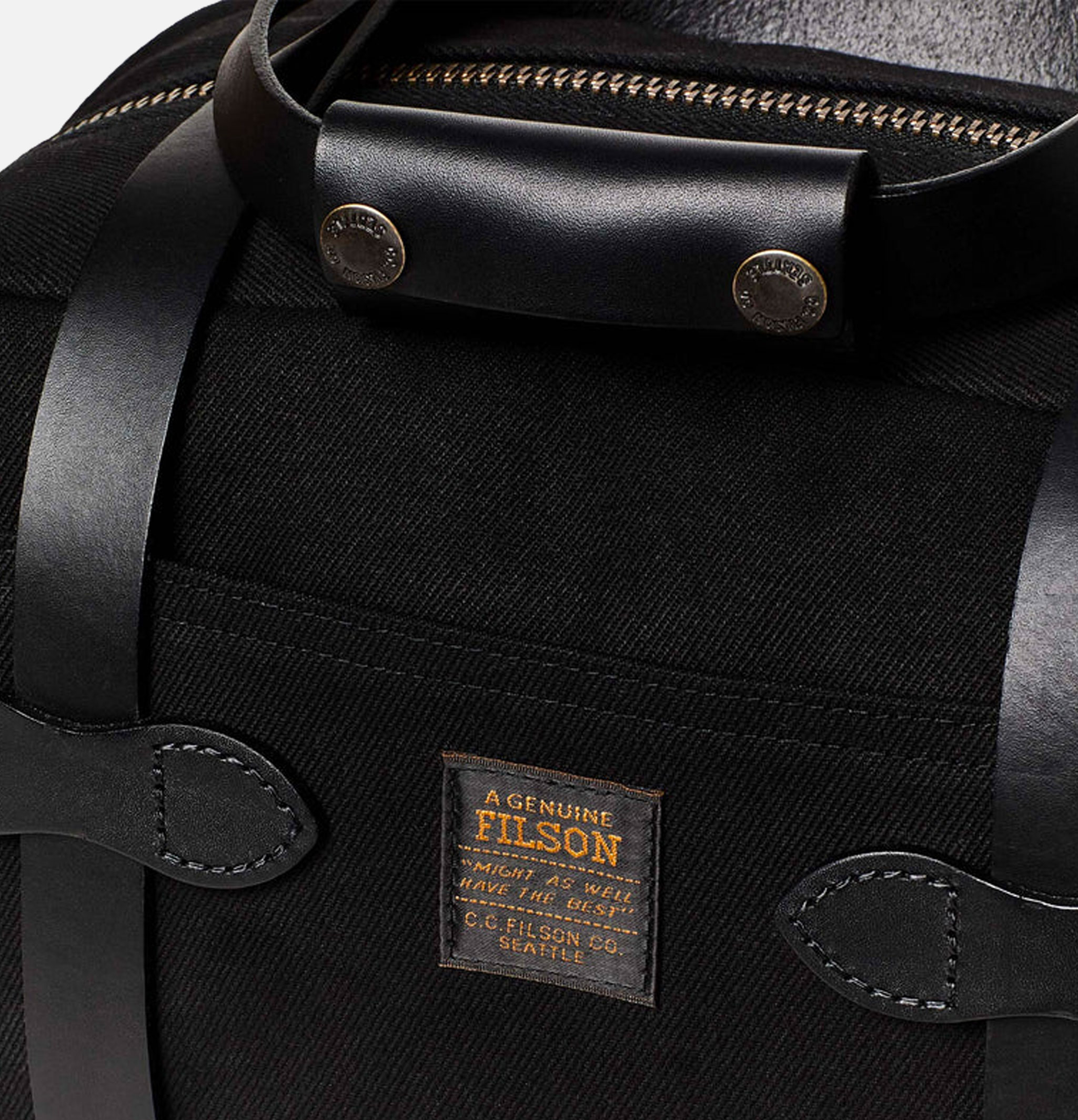 Filson Compact Duffle Bag Black