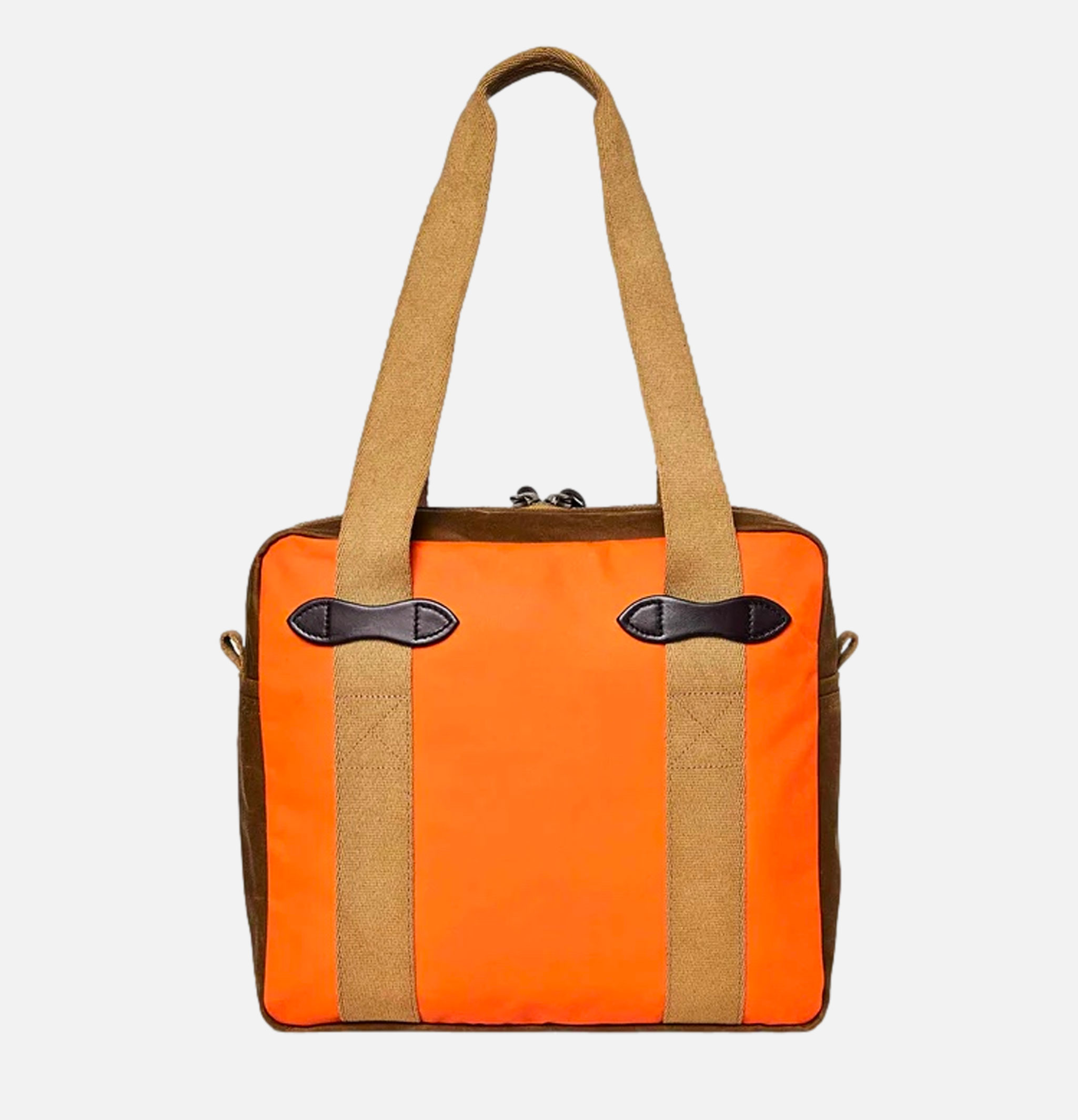 Filson Tincloth Zipper Tote Tan Flame